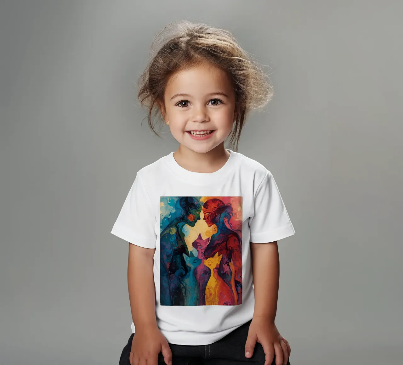 Abstract Affection t-shirt bambini da uniqe world