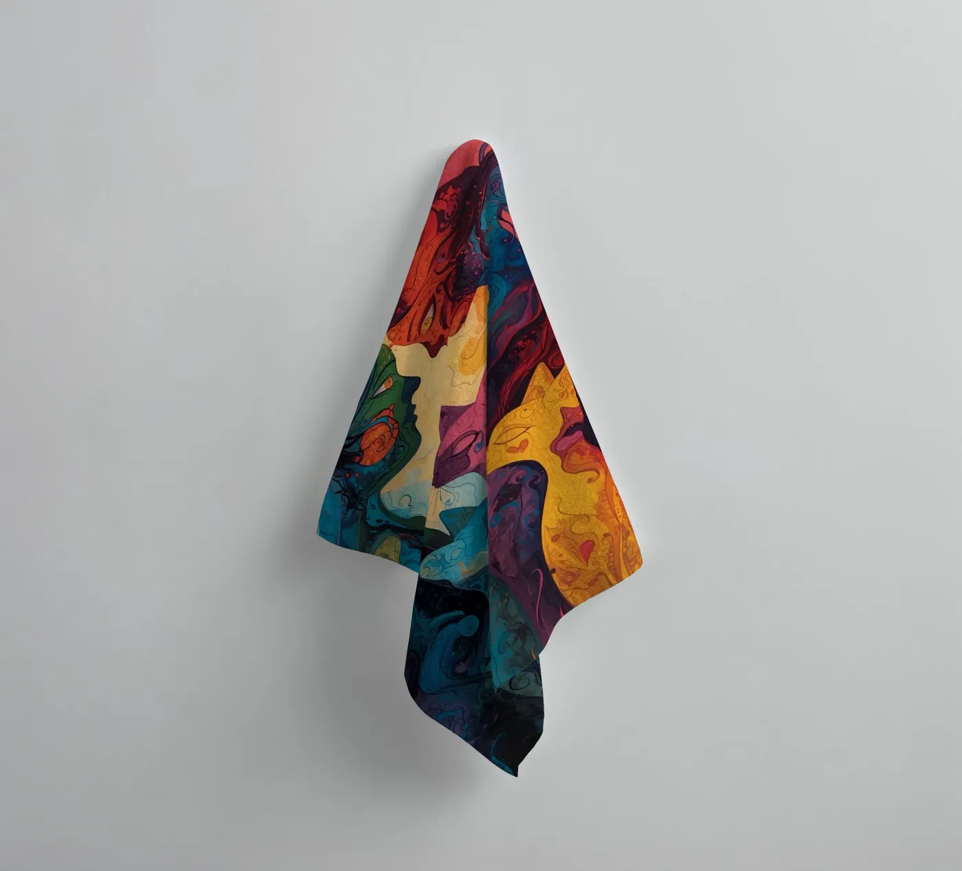 Abstract Affection towel by uniqe world