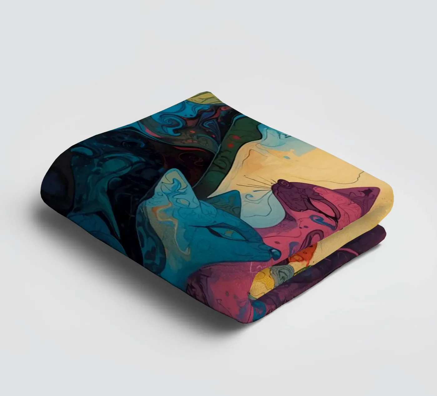 Abstract Affection towel by uniqe world