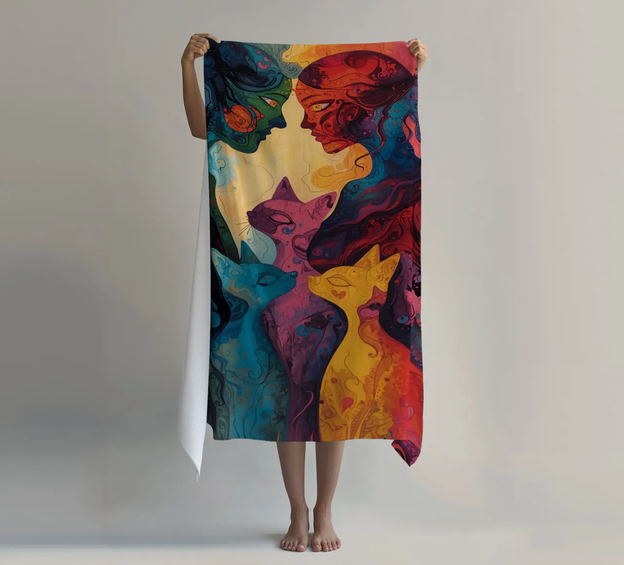 Abstract Affection telo mare da uniqe world