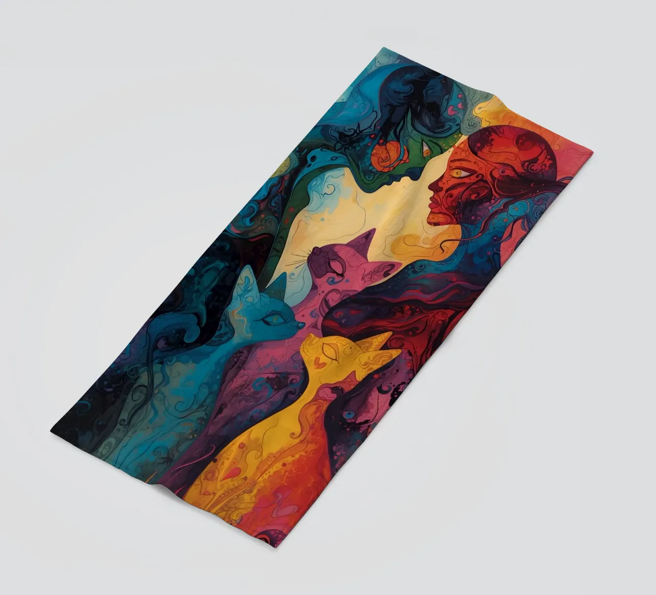 Abstract Affection telo mare da uniqe world