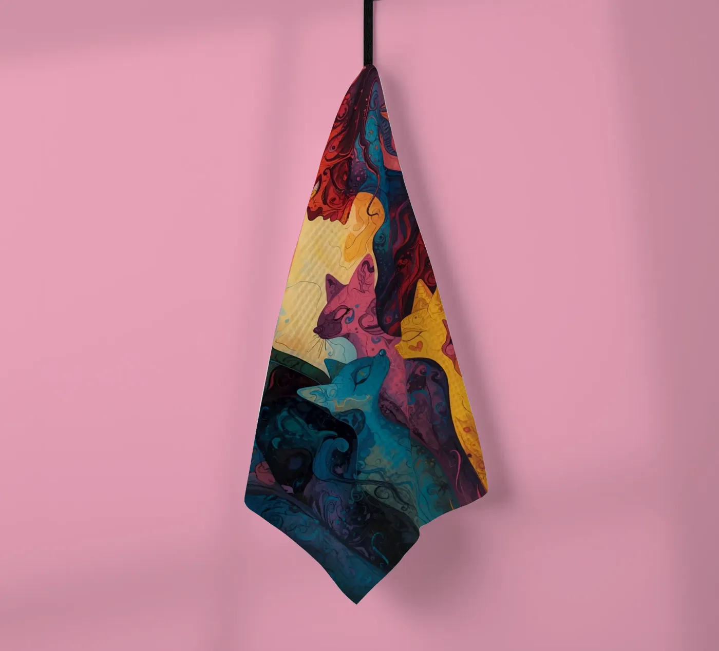 Affection abstraite torchon de uniqe world