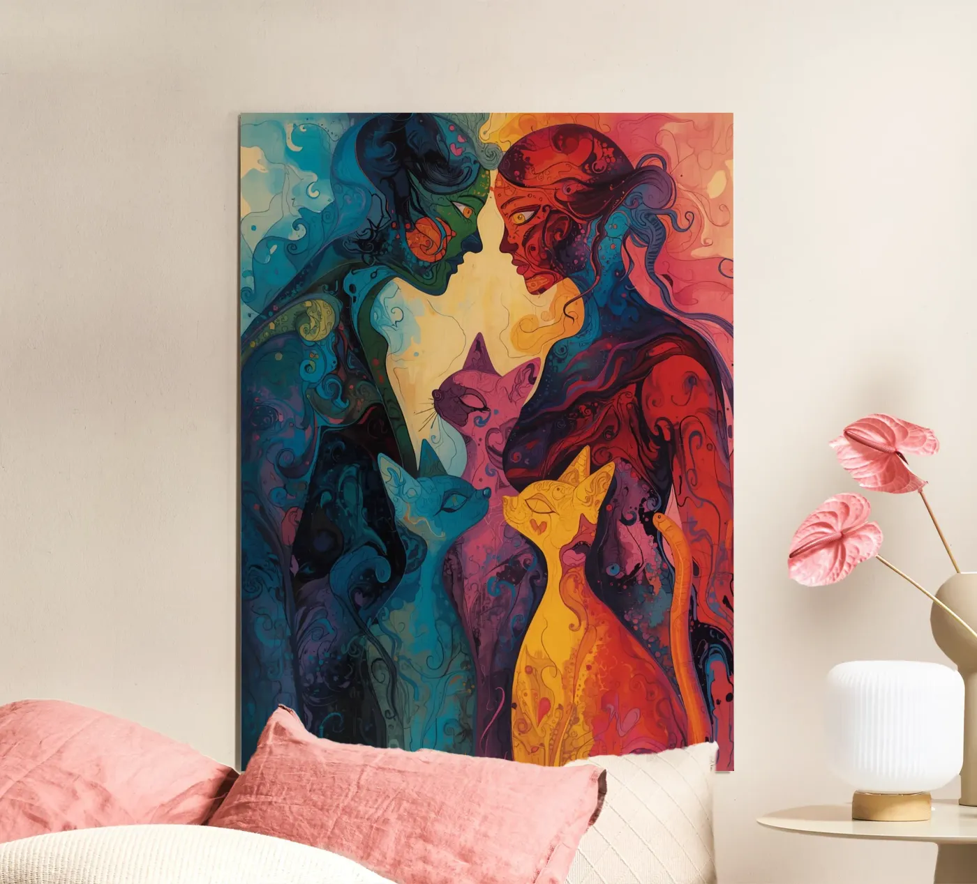 Abstract Affection poster by uniqe world