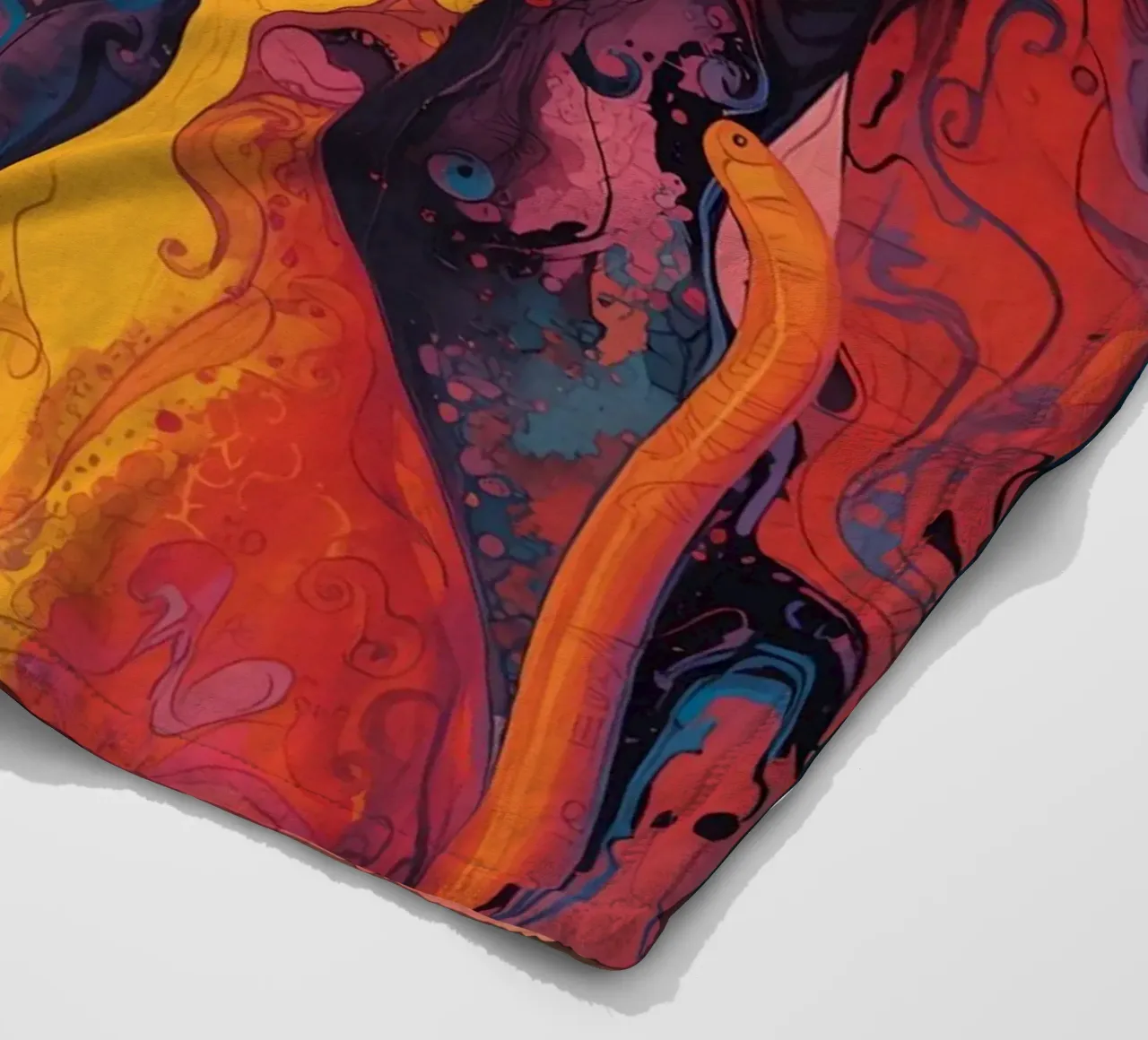 Abstrakte Zuneigung Fleecedecke von uniqe world