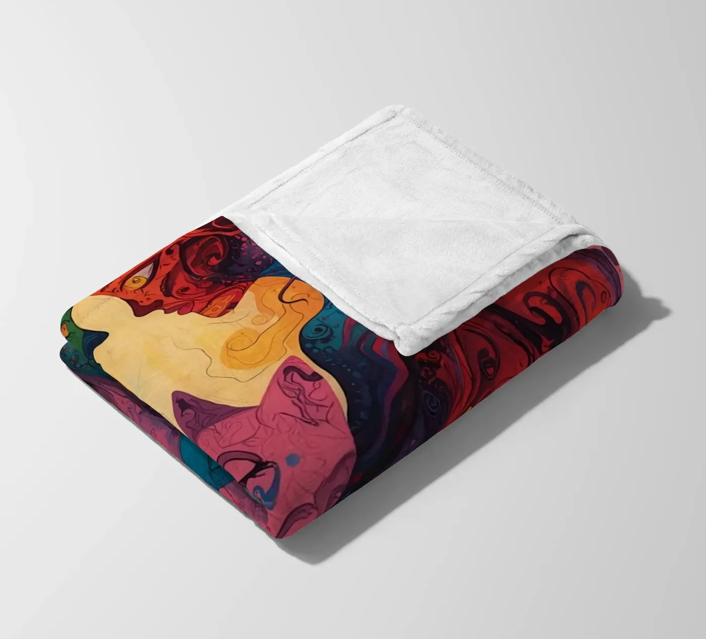 Abstract Affection fleece blanket by uniqe world