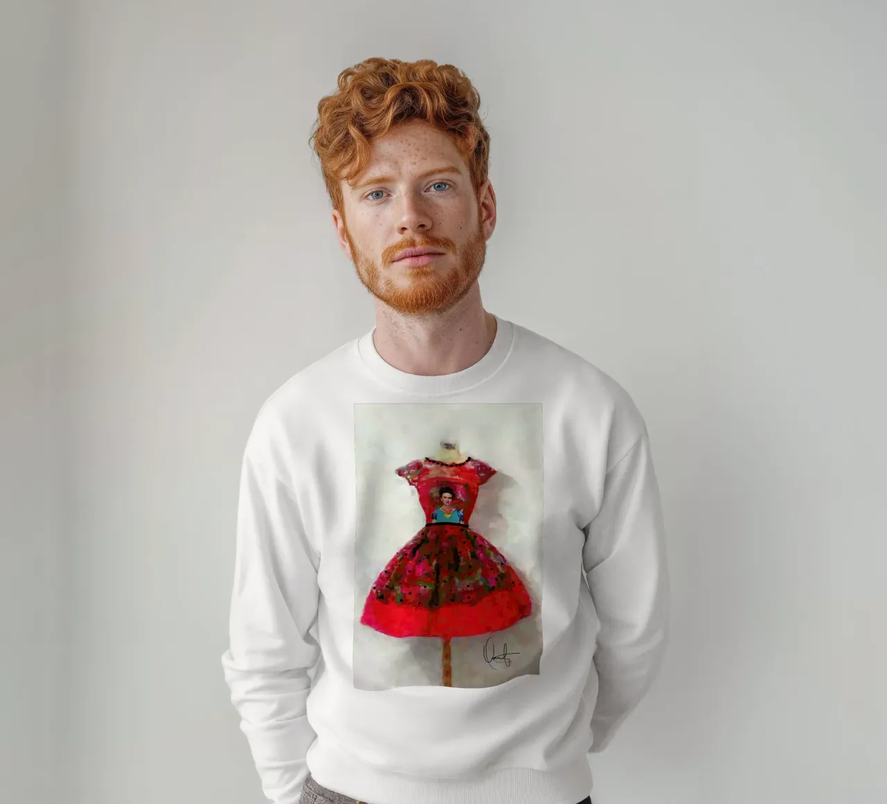 O'h So Frida sweatshirt by Xchange Art Studio