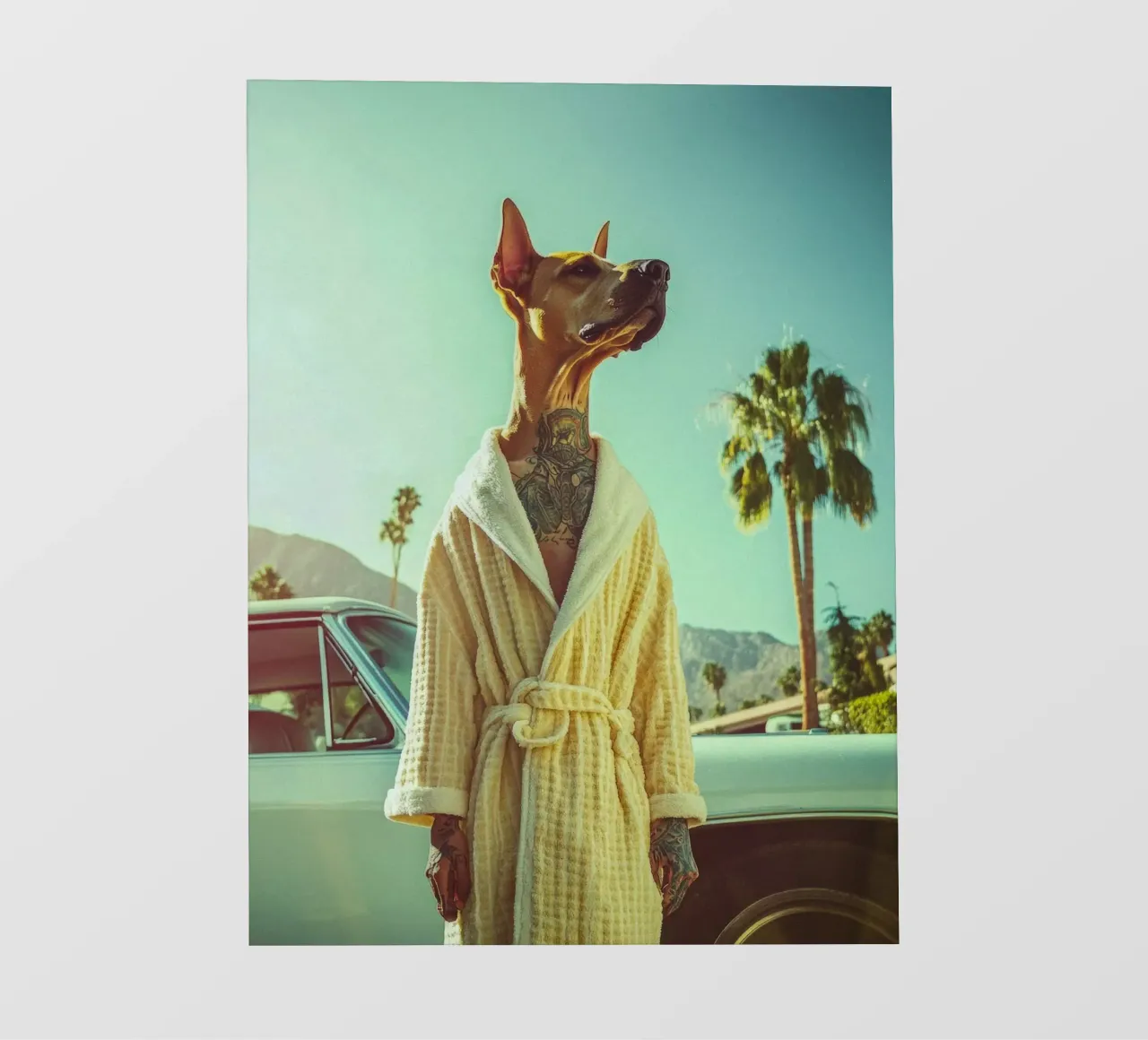 Ryder fotobehang van Affiches Chien Originales – Dogland