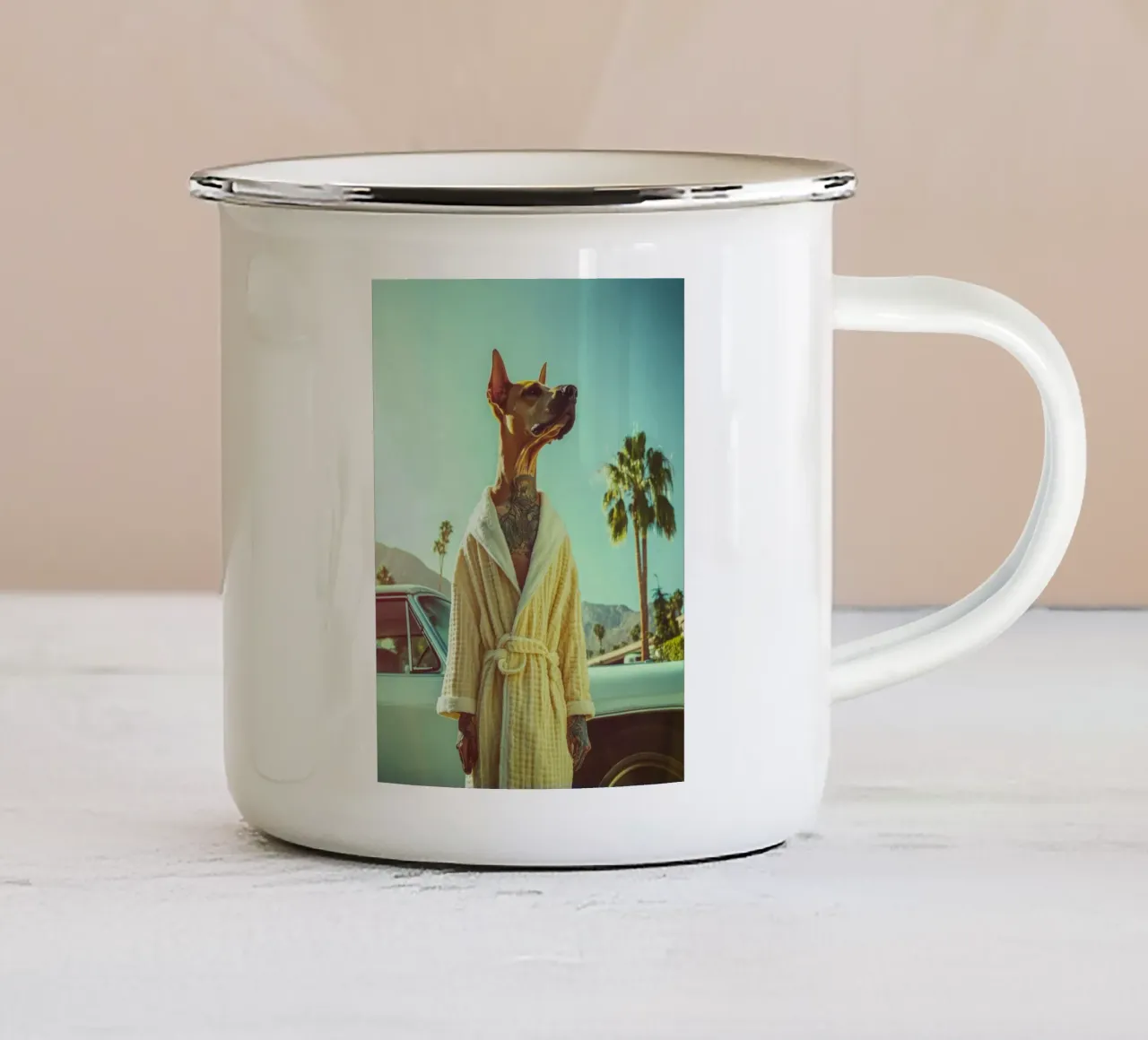 Ryder tazza in smalto da Affiches Chien Originales – Dogland