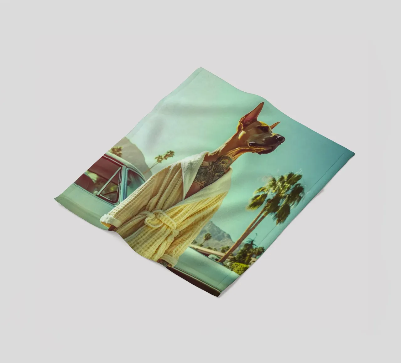 Ryder fleecedeken van Affiches Chien Originales – Dogland