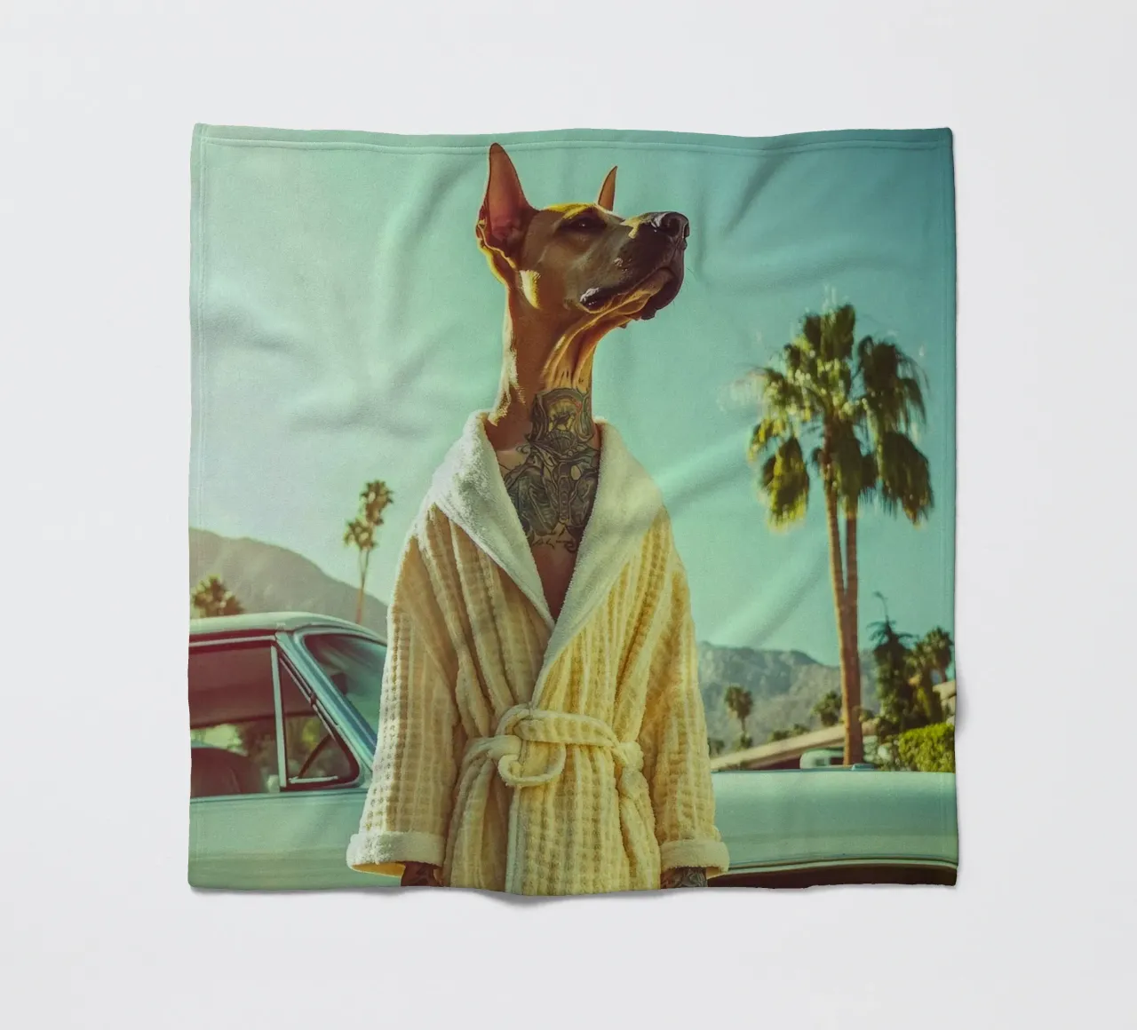 Ryder fleecedeken van Affiches Chien Originales – Dogland