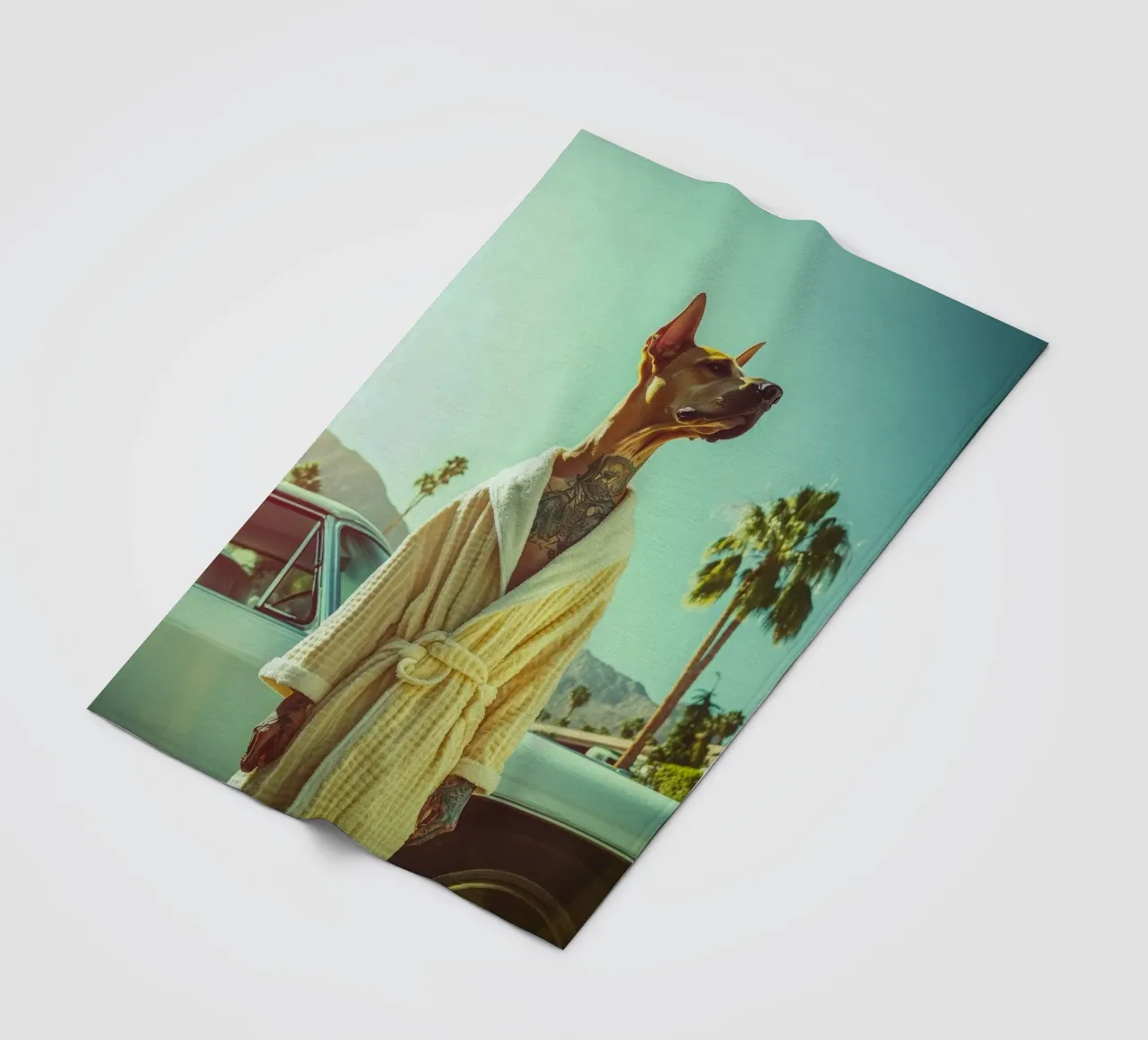 Ryder fleecedeken van Affiches Chien Originales – Dogland