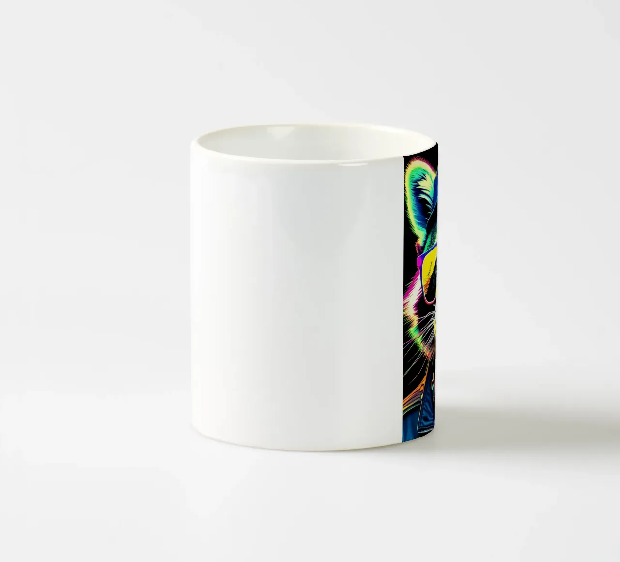 Un procione con gli occhiali tazza in ceramica da MakArena