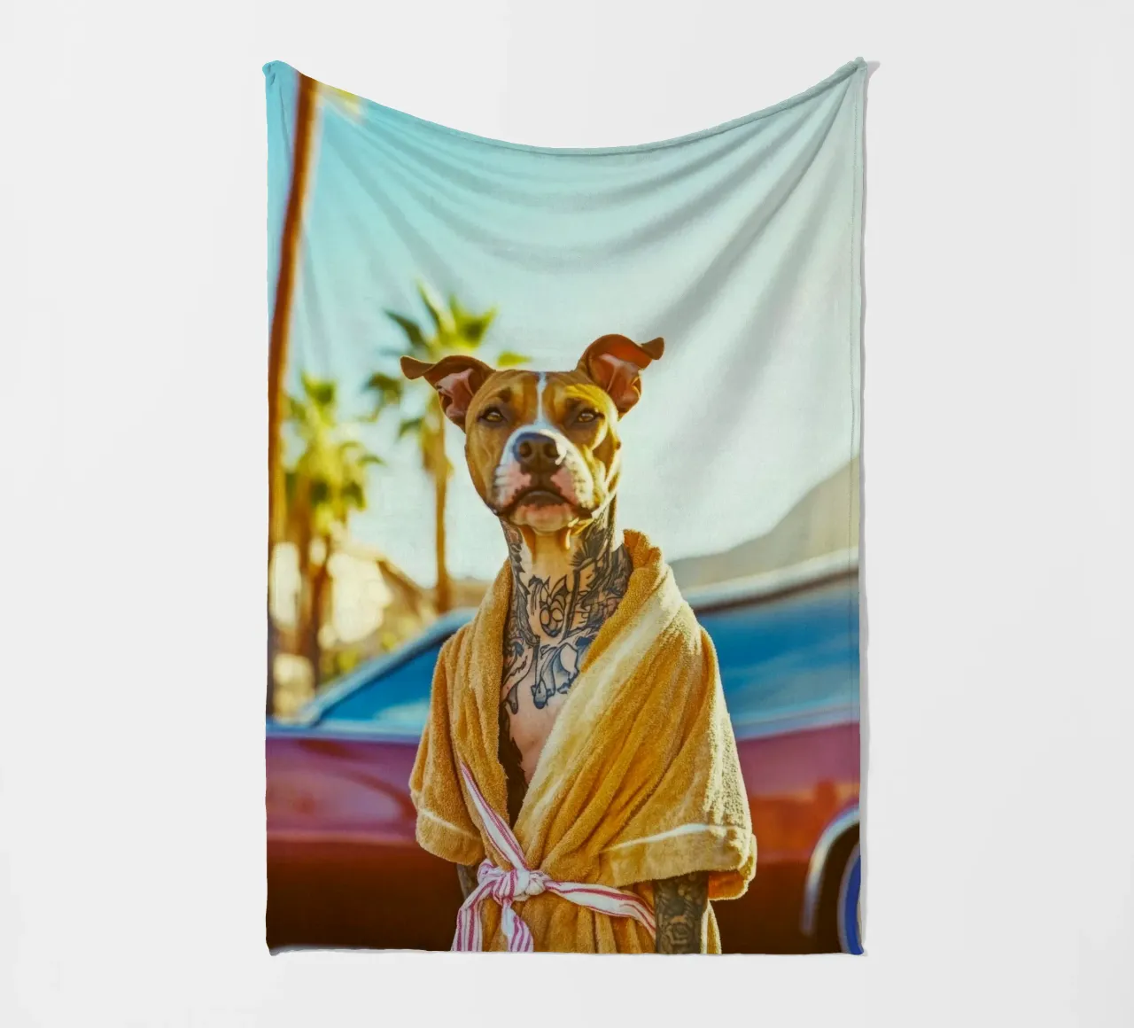 Milo fleecedeken van Affiches Chien Originales – Dogland