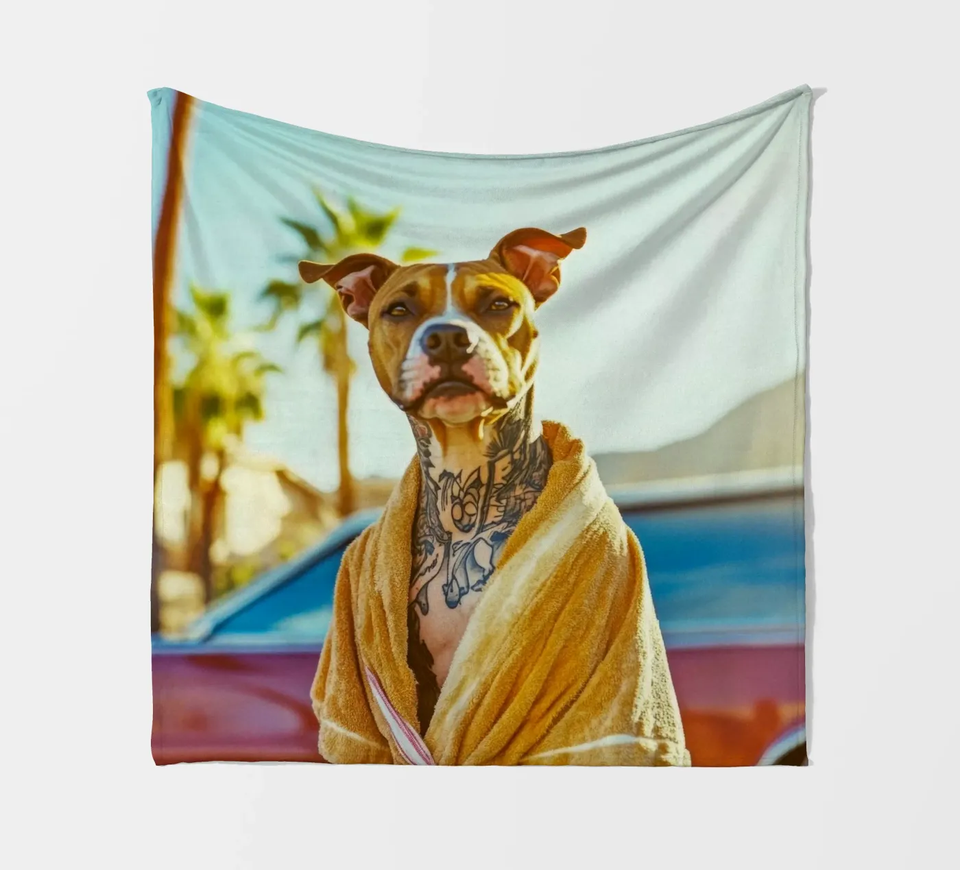 Milo fleecedeken van Affiches Chien Originales – Dogland