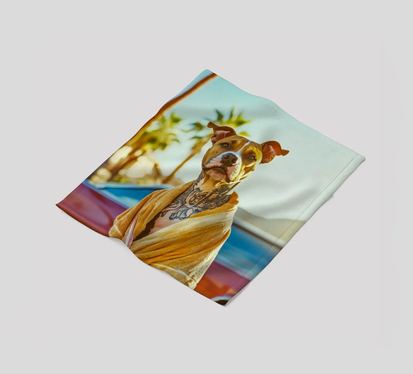 Milo fleecedeken van Affiches Chien Originales – Dogland