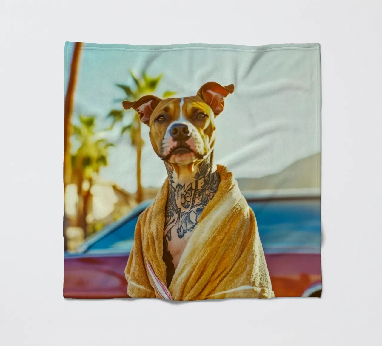 Milo fleecedeken van Affiches Chien Originales – Dogland