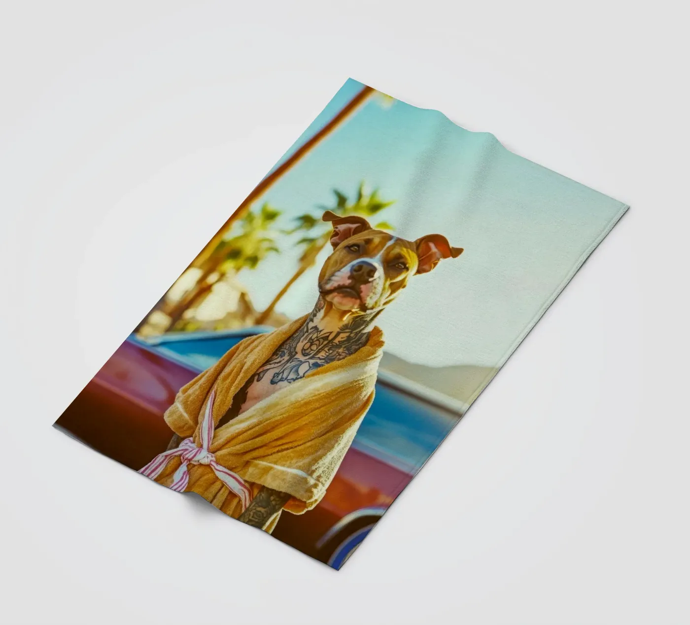 Milo fleecedeken van Affiches Chien Originales – Dogland