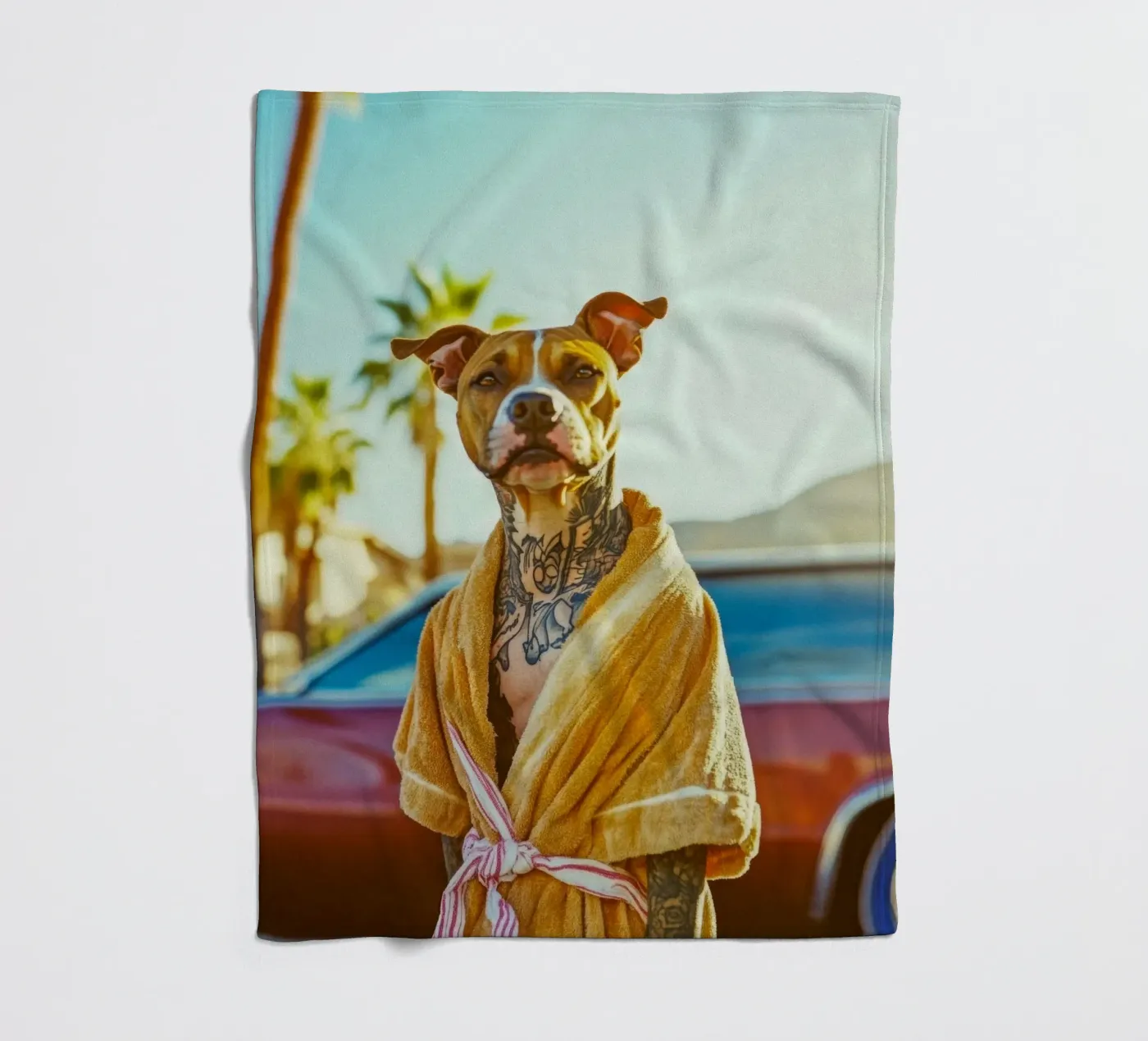 Milo fleecedeken van Affiches Chien Originales – Dogland