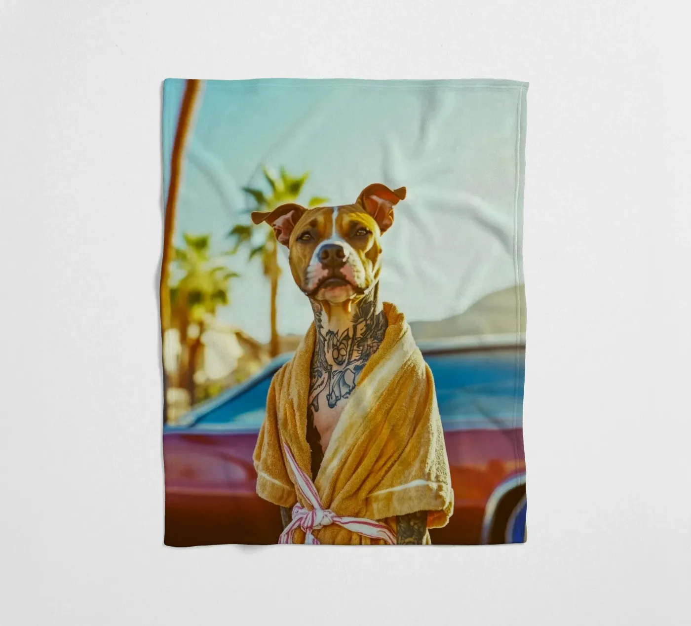 Milo Fleecedecke von Affiches Chien Originales – Dogland