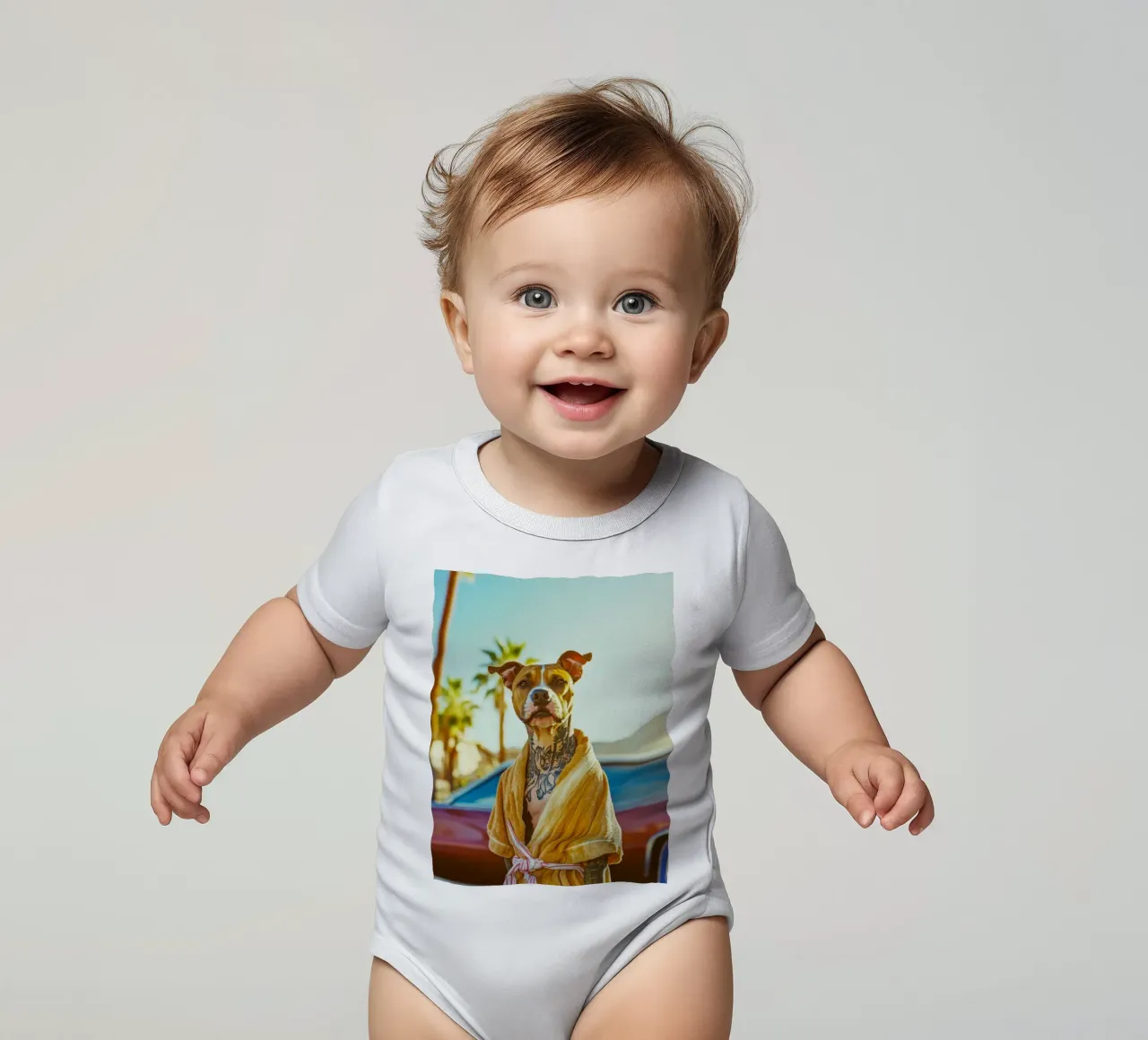 Milo body bébé de Affiches Chien Originales – Dogland