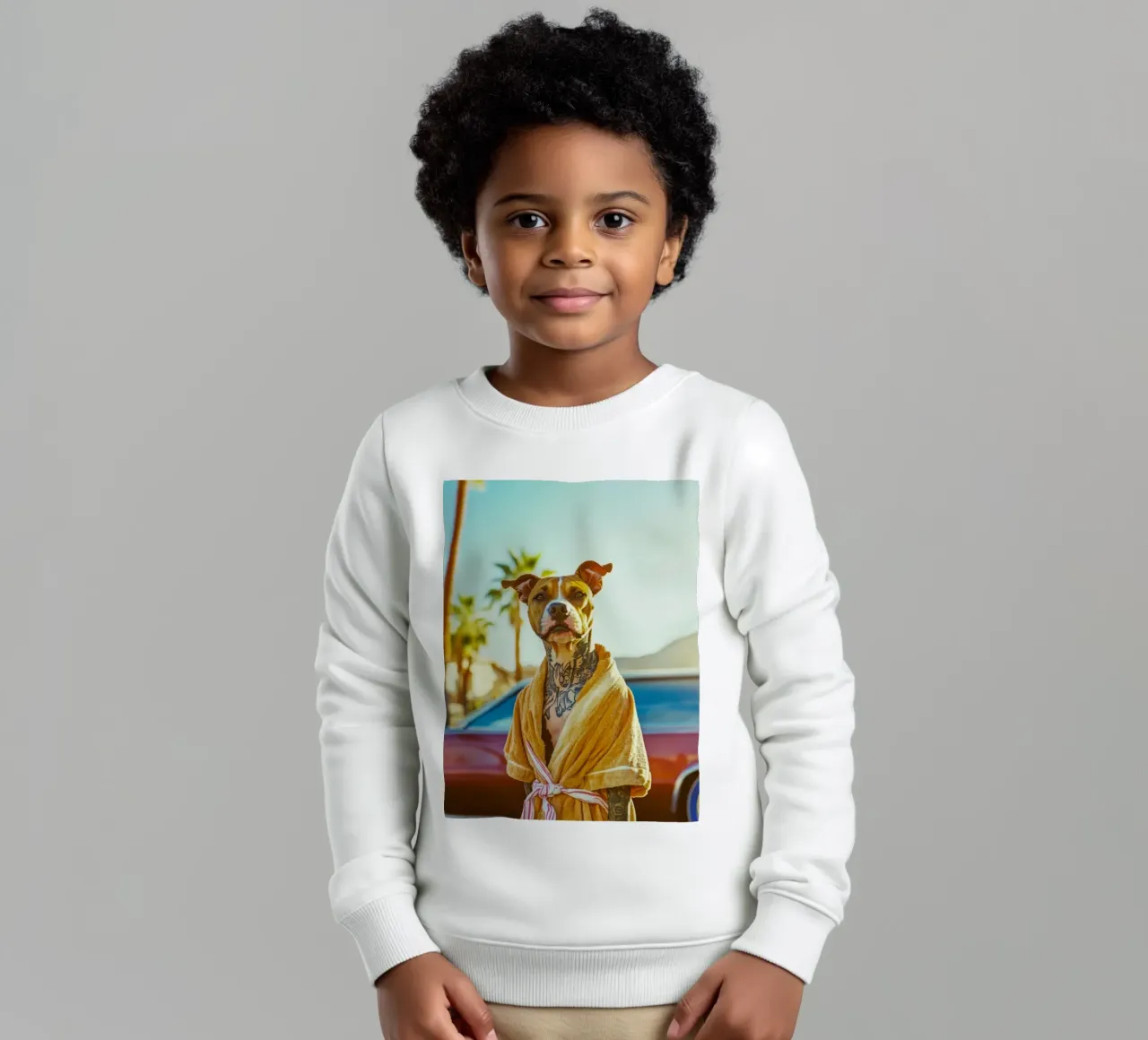 Milo felpa bambino da Affiches Chien Originales – Dogland