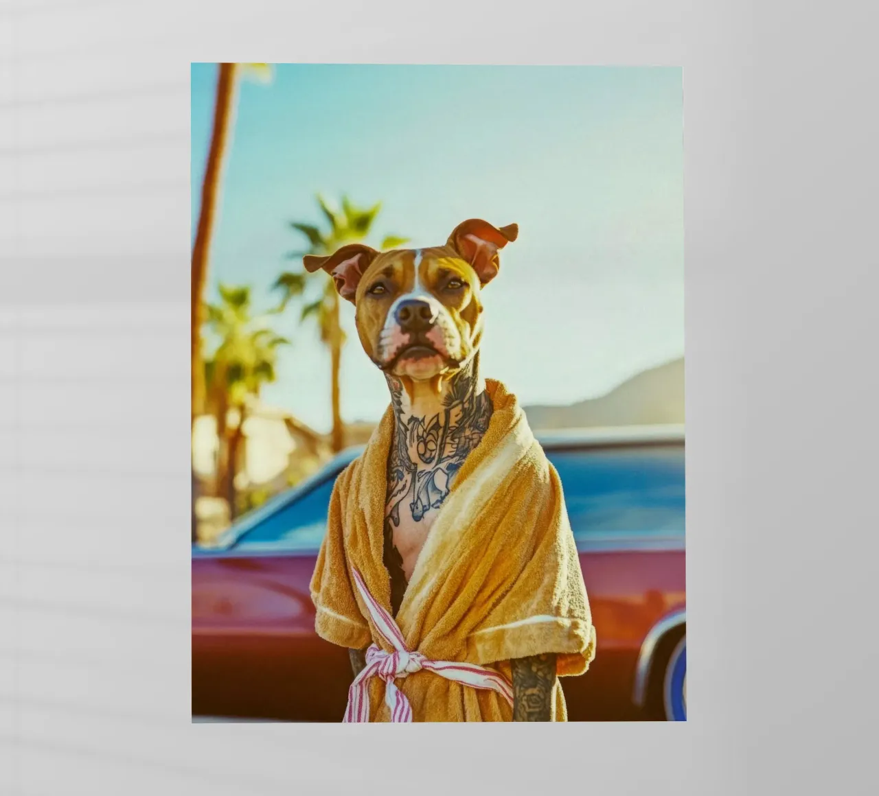 Milo pellicola backlit da Affiches Chien Originales – Dogland