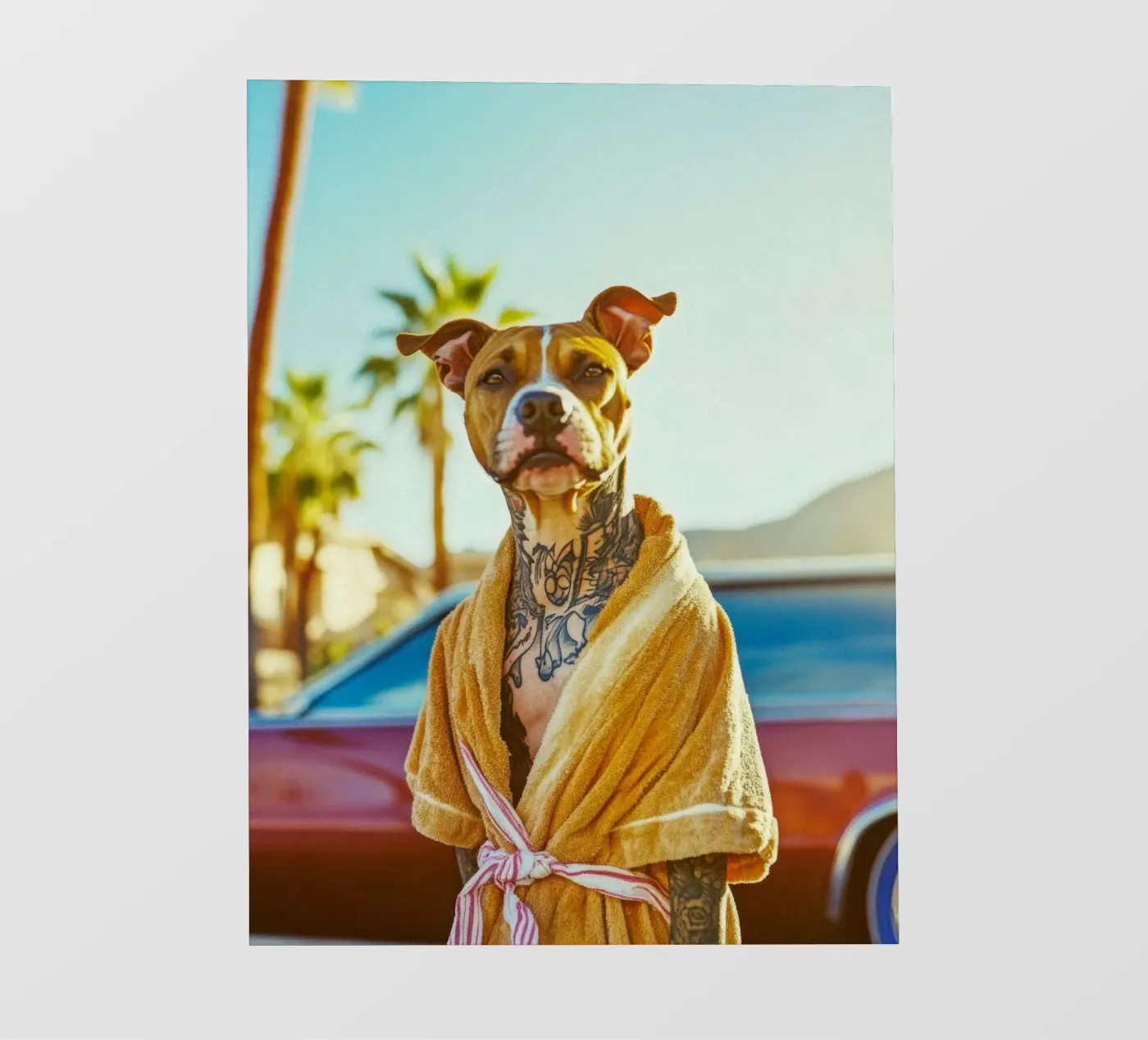 Milo fotobehang van Affiches Chien Originales – Dogland