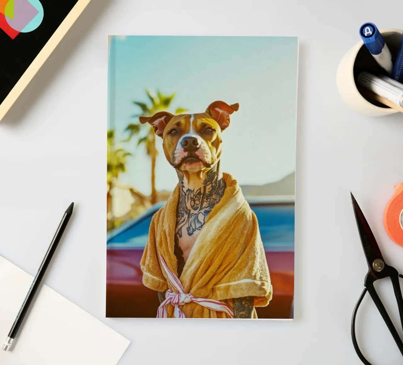 Milo notebook by Affiches Chien Originales – Dogland