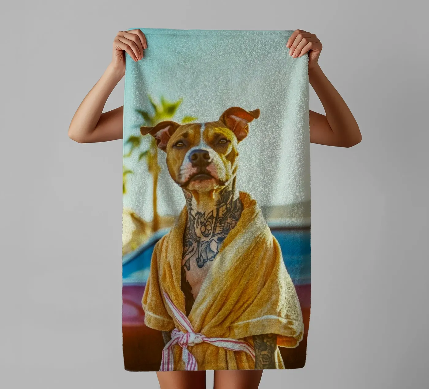 Milo towel by Affiches Chien Originales – Dogland