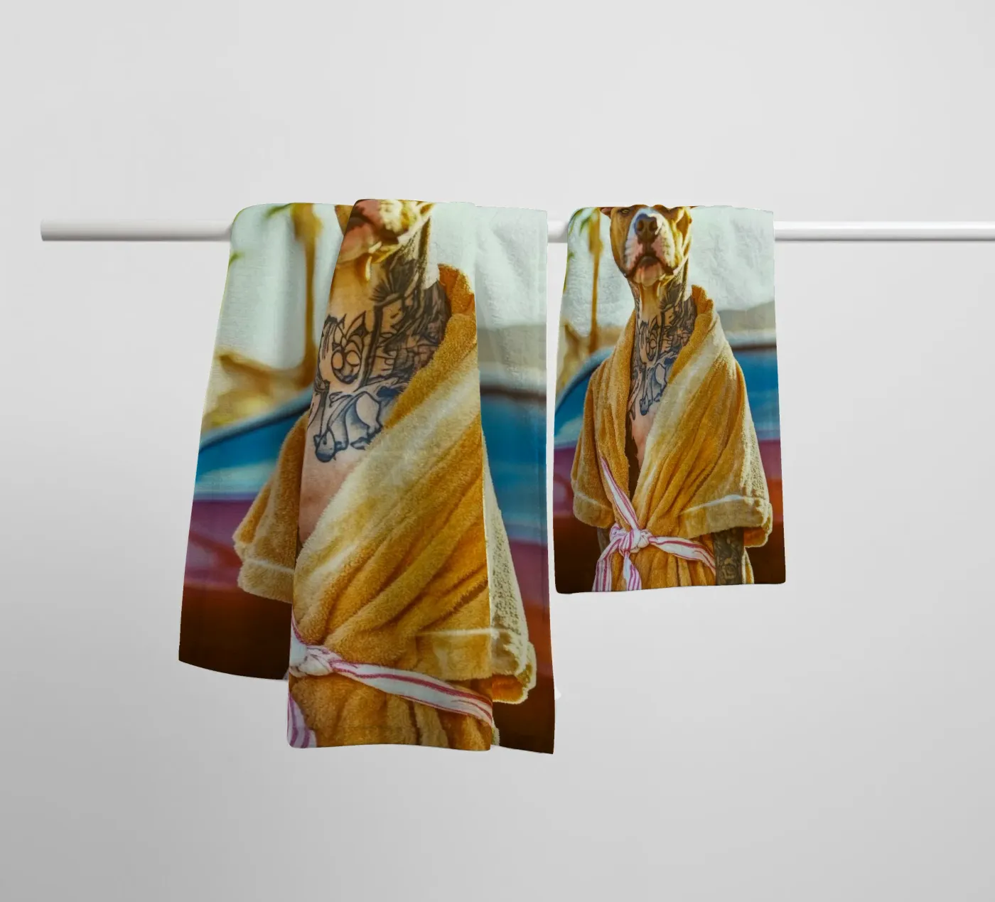 Milo towel by Affiches Chien Originales – Dogland