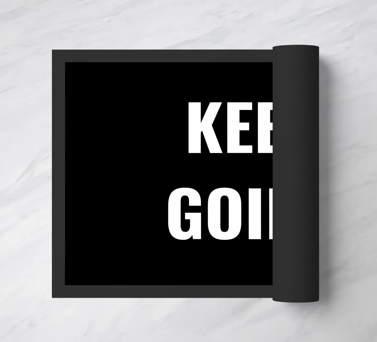 KEEP GOING doormat by Simple