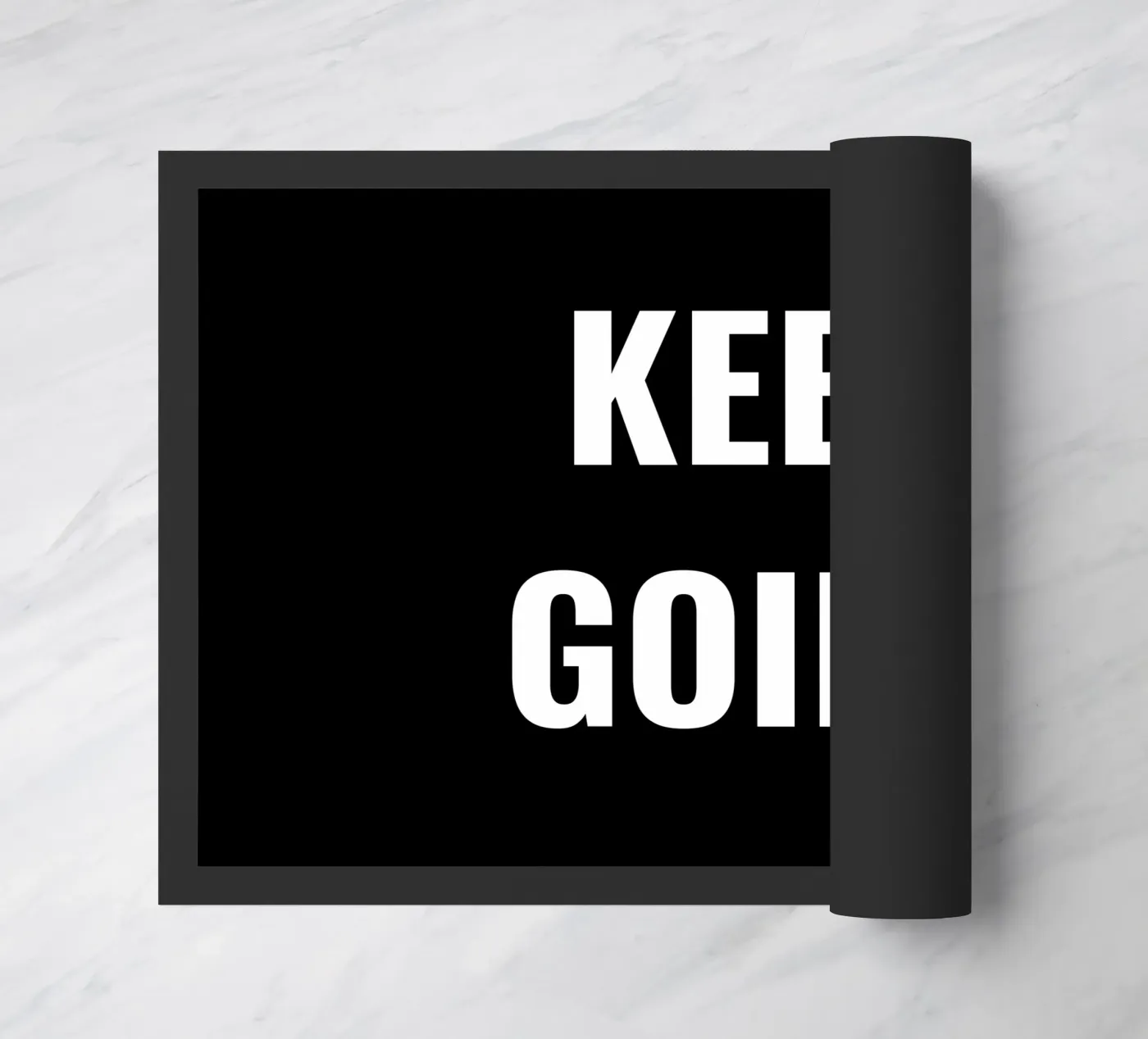 KEEP GOING doormat by Simple
