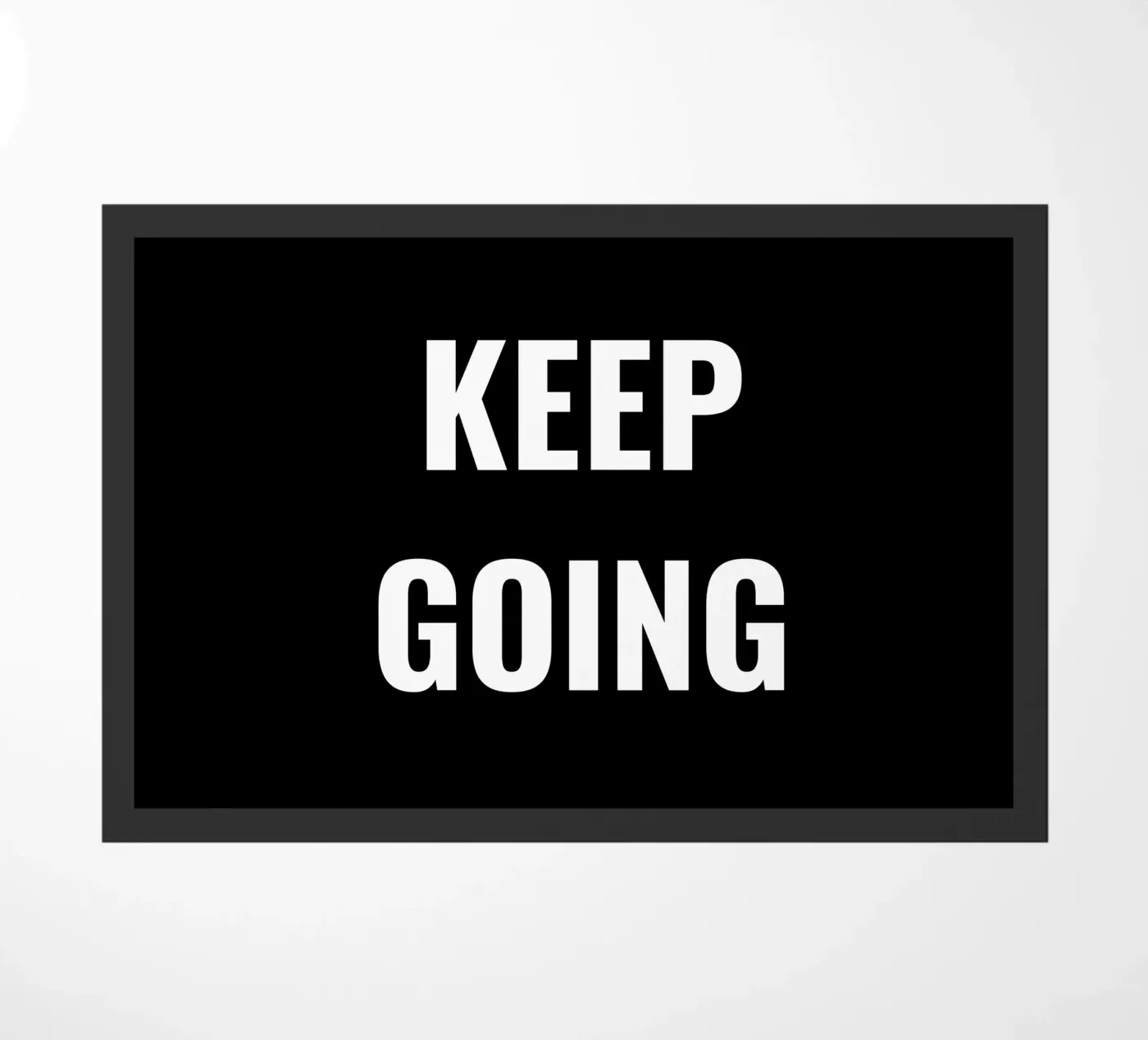 KEEP GOING deurmat van Simple