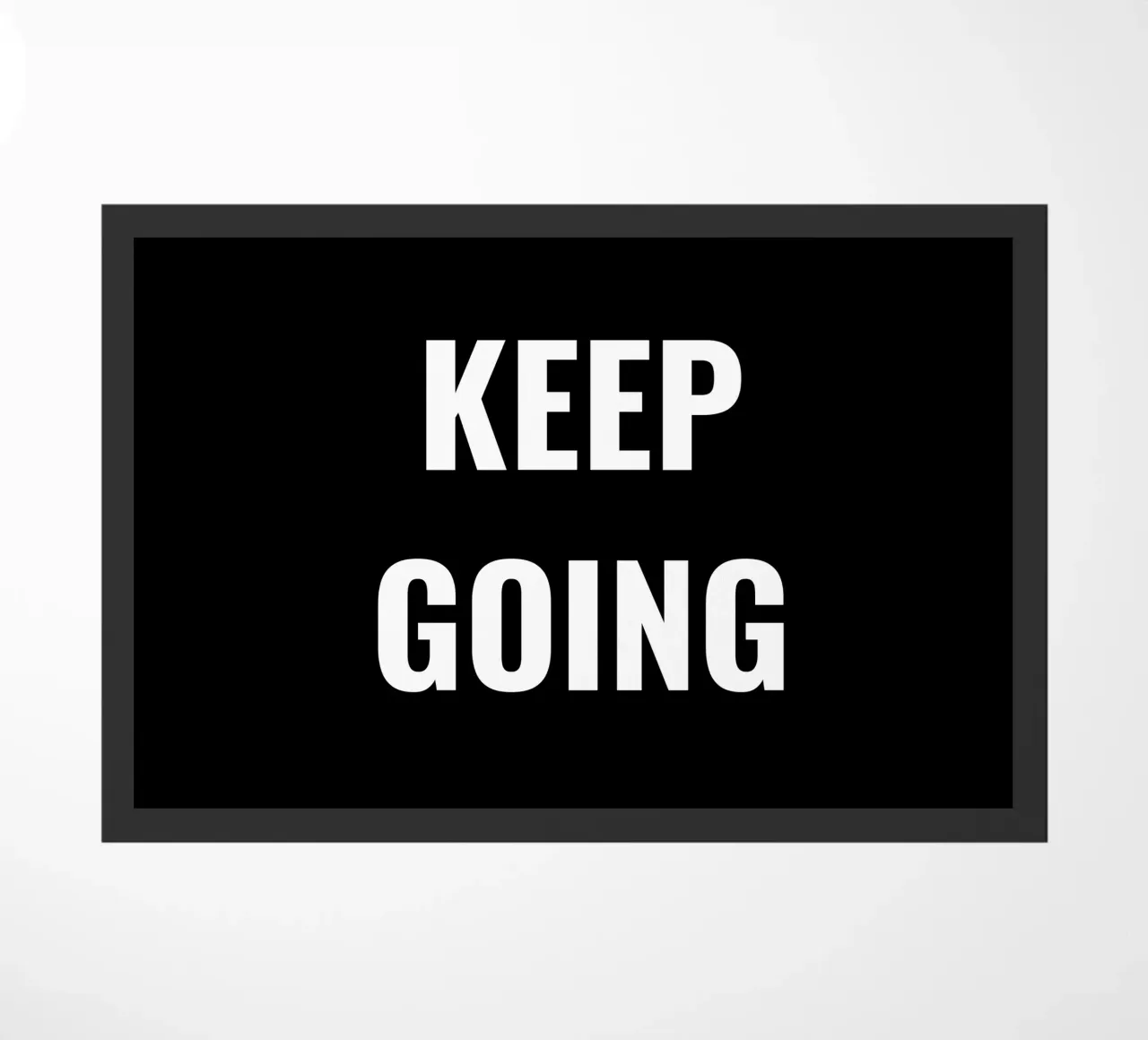 KEEP GOING doormat by Simple