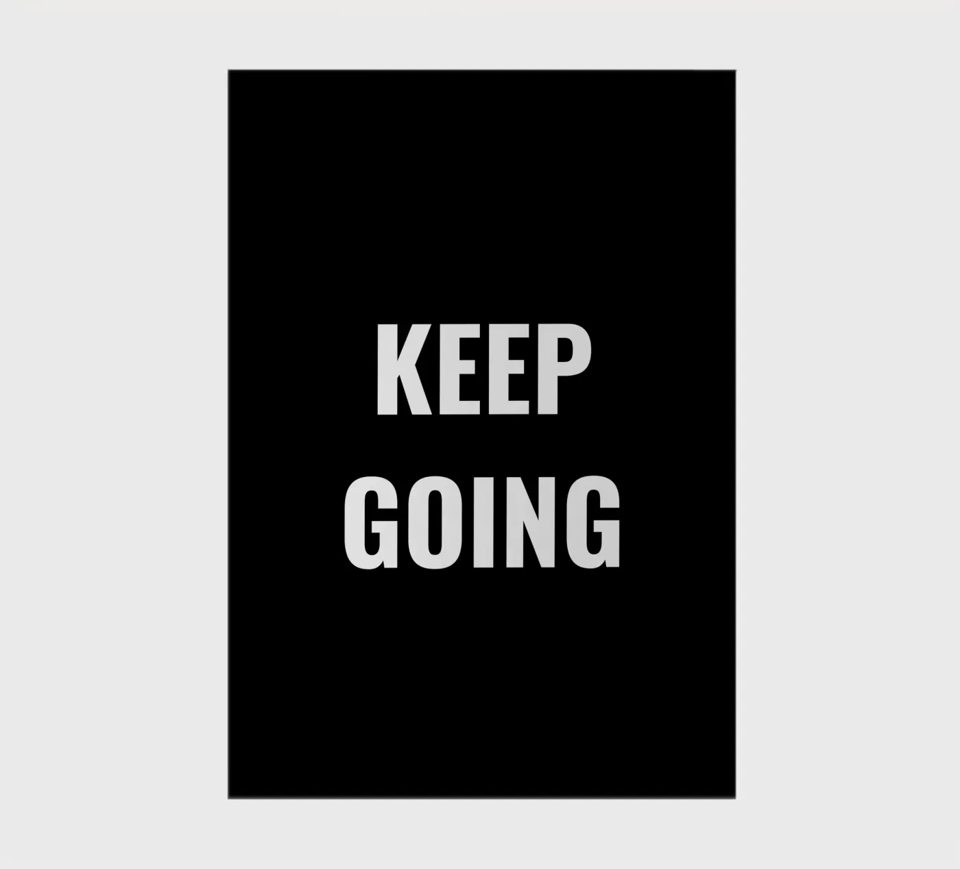 KEEP GOING notebook by Simple