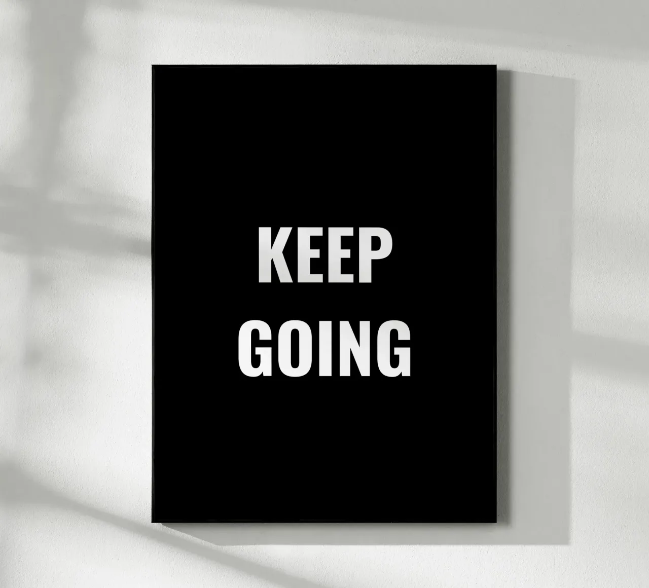 KEEP GOING plexiglass da Simple