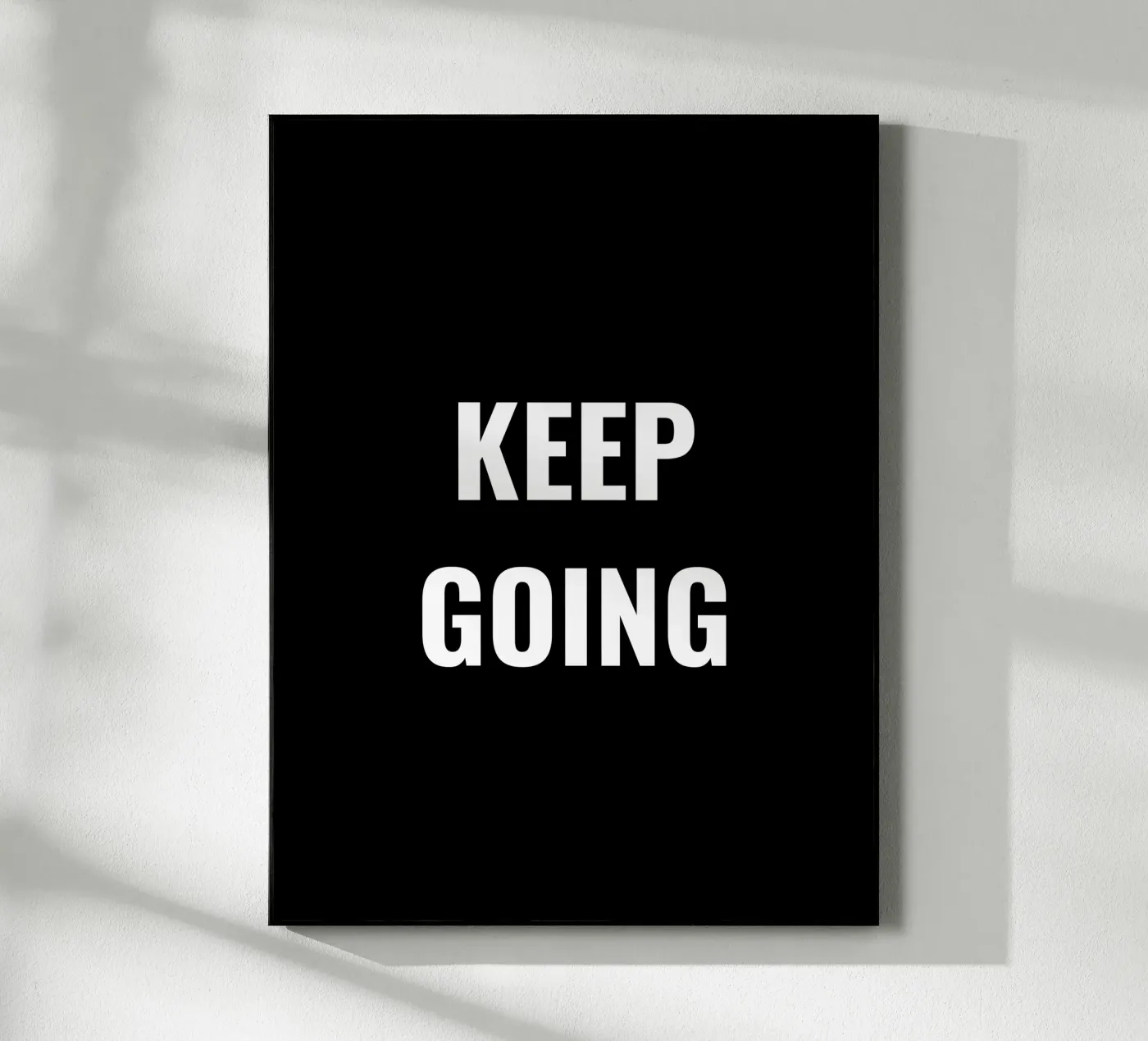KEEP GOING plexiglass da Simple