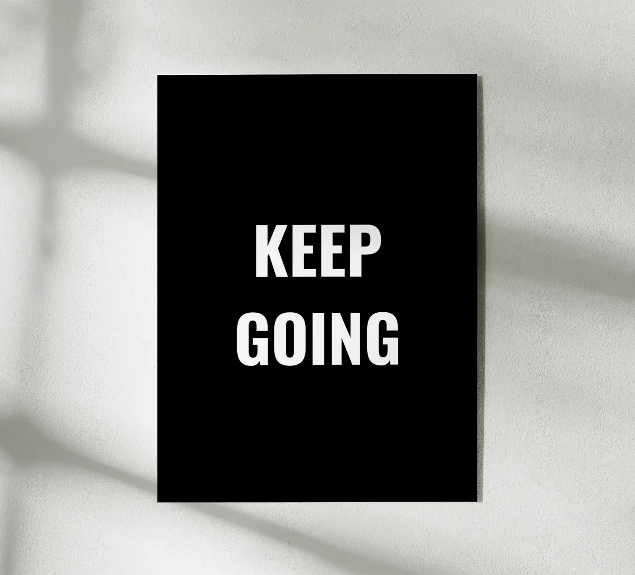 KEEP GOING plexiglass da Simple