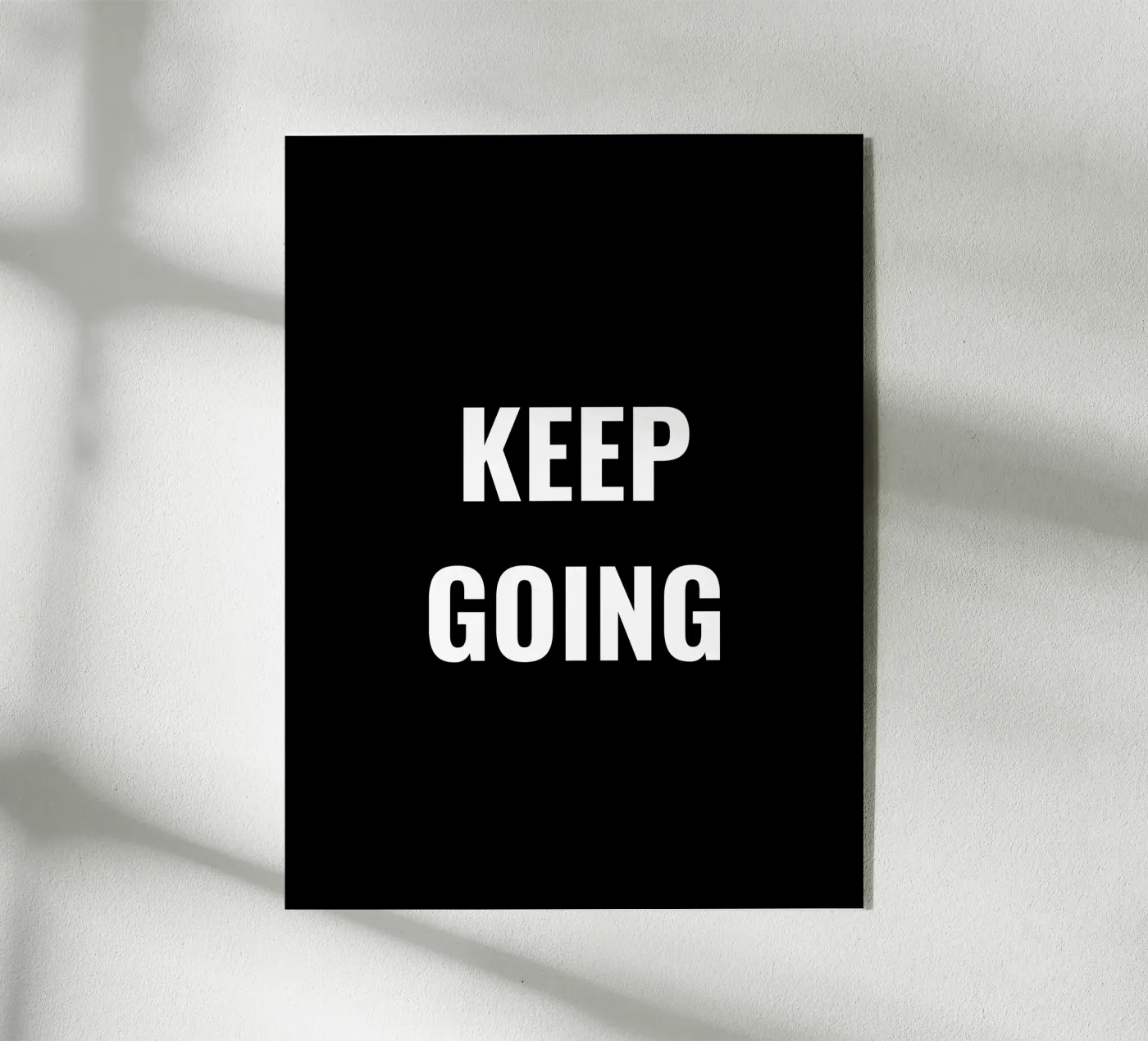 KEEP GOING plexiglass da Simple