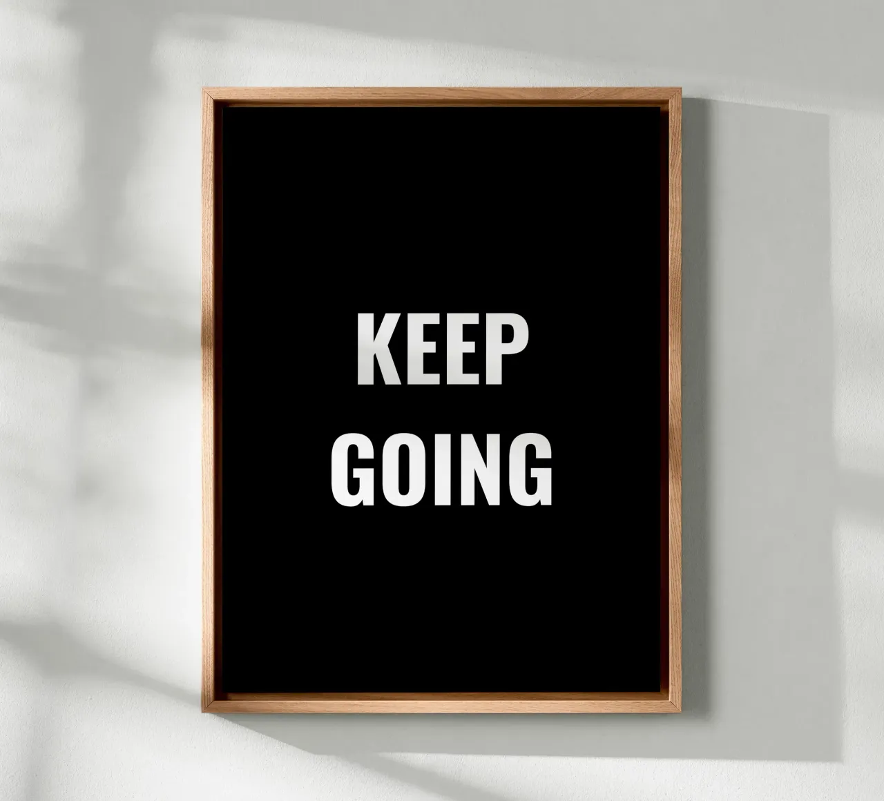 KEEP GOING canvas by Simple