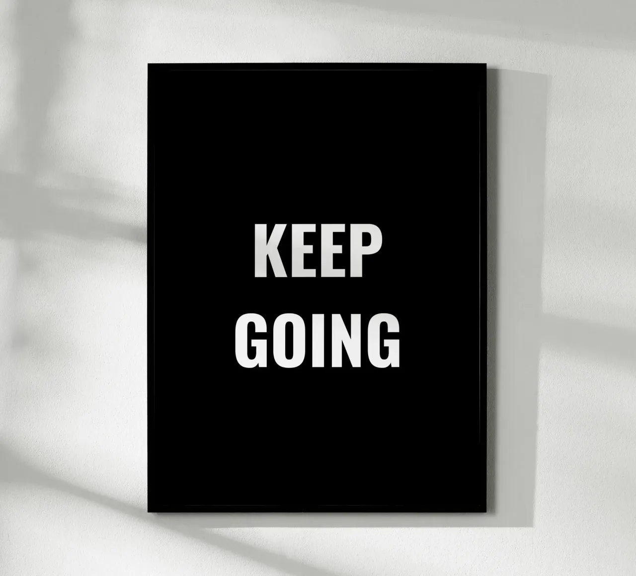 KEEP GOING poster by Simple