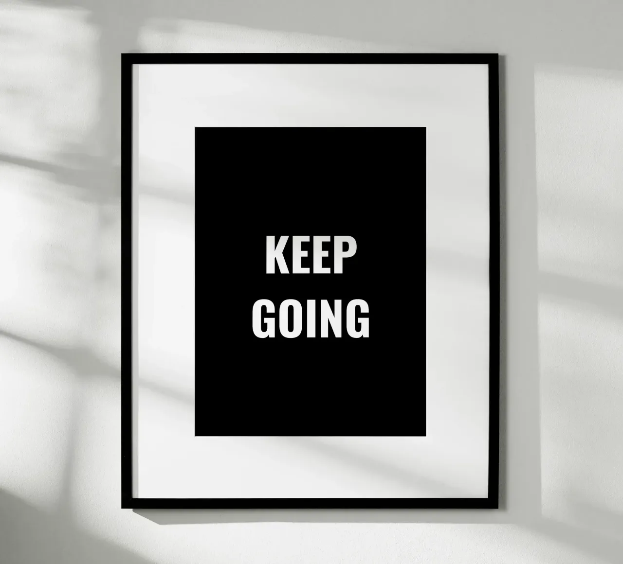 KEEP GOING poster by Simple