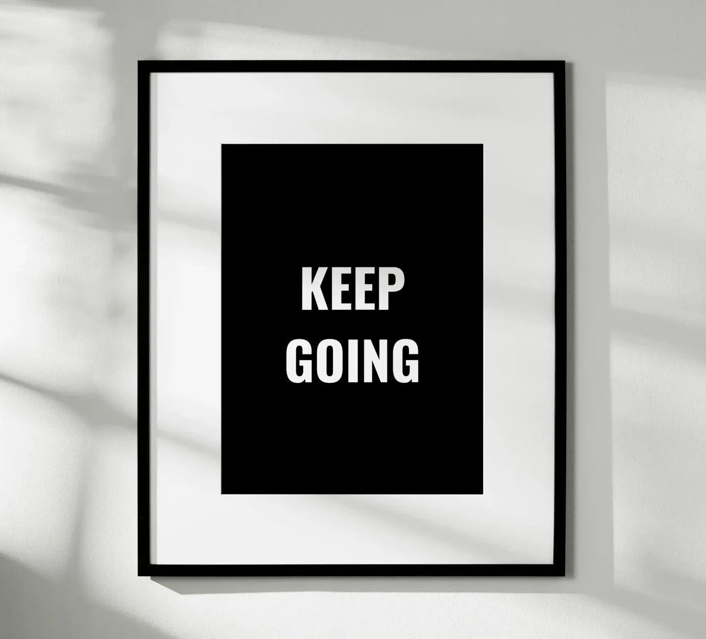 KEEP GOING poster by Simple