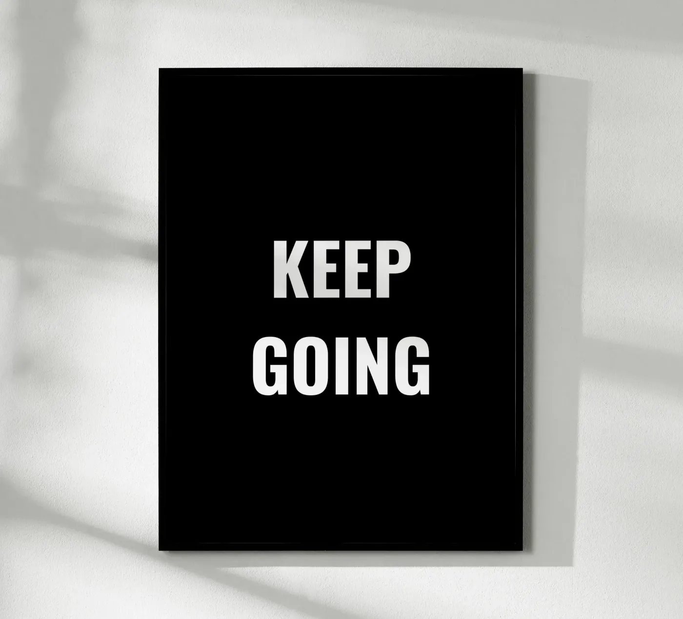 KEEP GOING poster by Simple