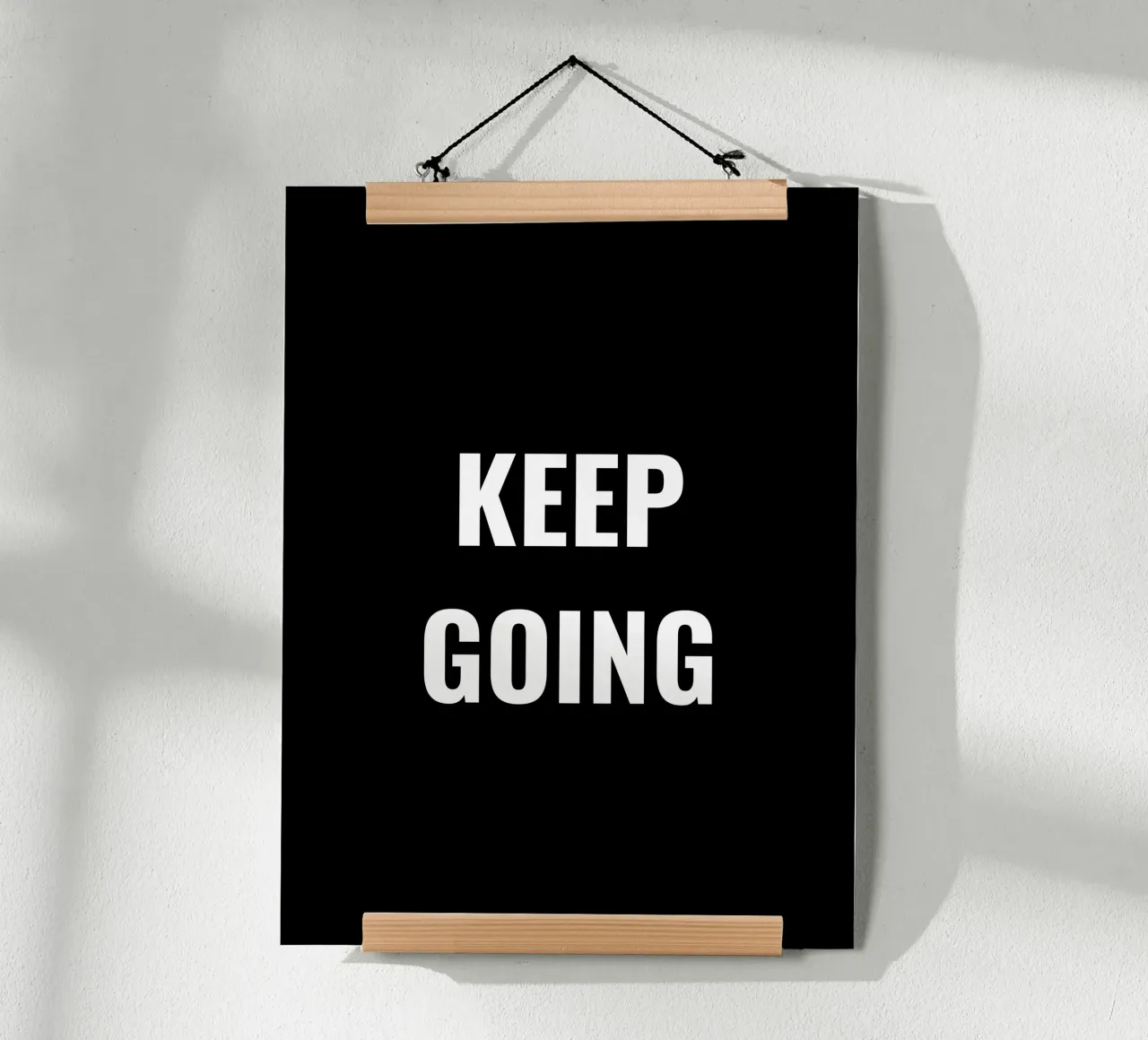 KEEP GOING poster by Simple