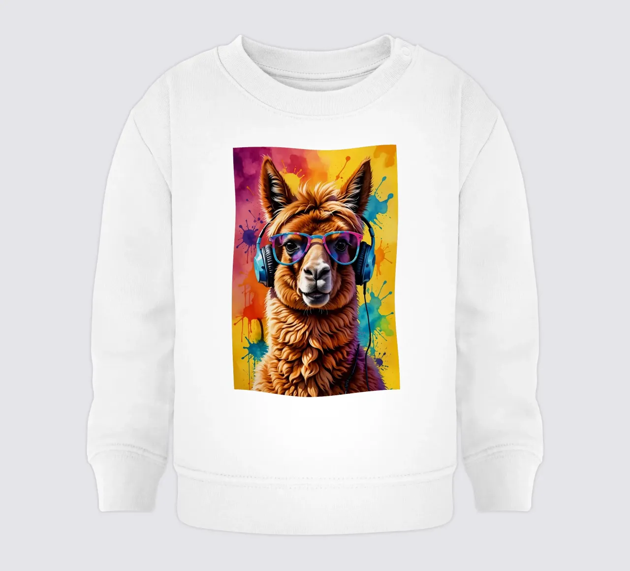 Lama in cuffia felpa neonato da MakArena