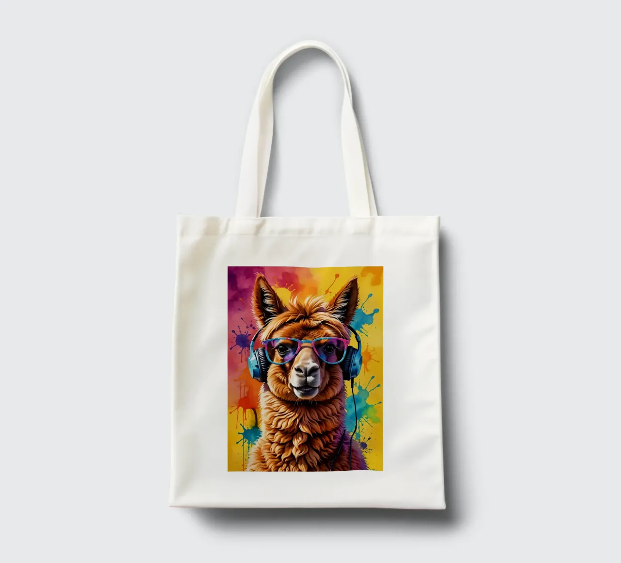 Lama in cuffia borsa in juta da MakArena