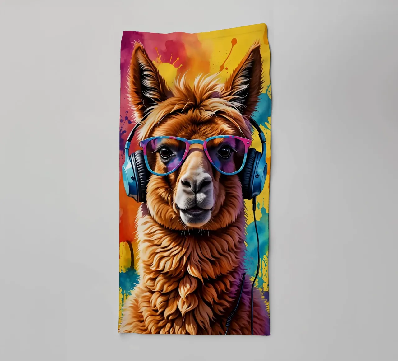 Lama in cuffia asciugamano da bagno da MakArena