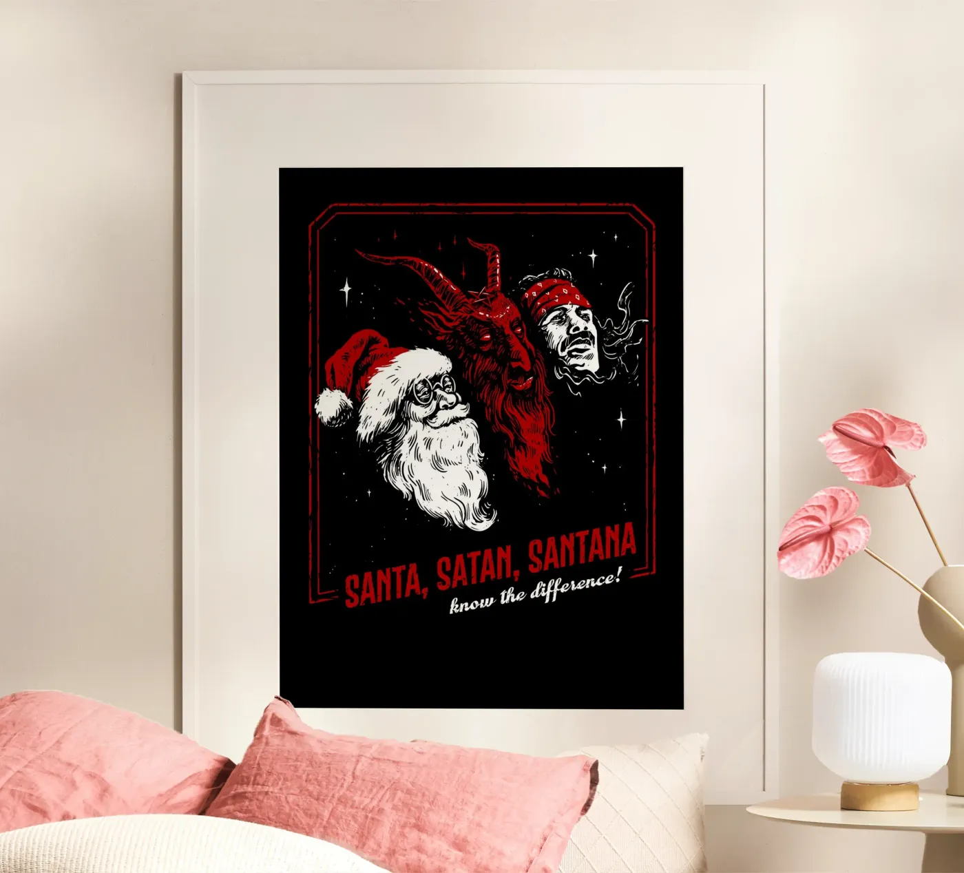 Santa, Satan,  - know the difference! poster da 7115