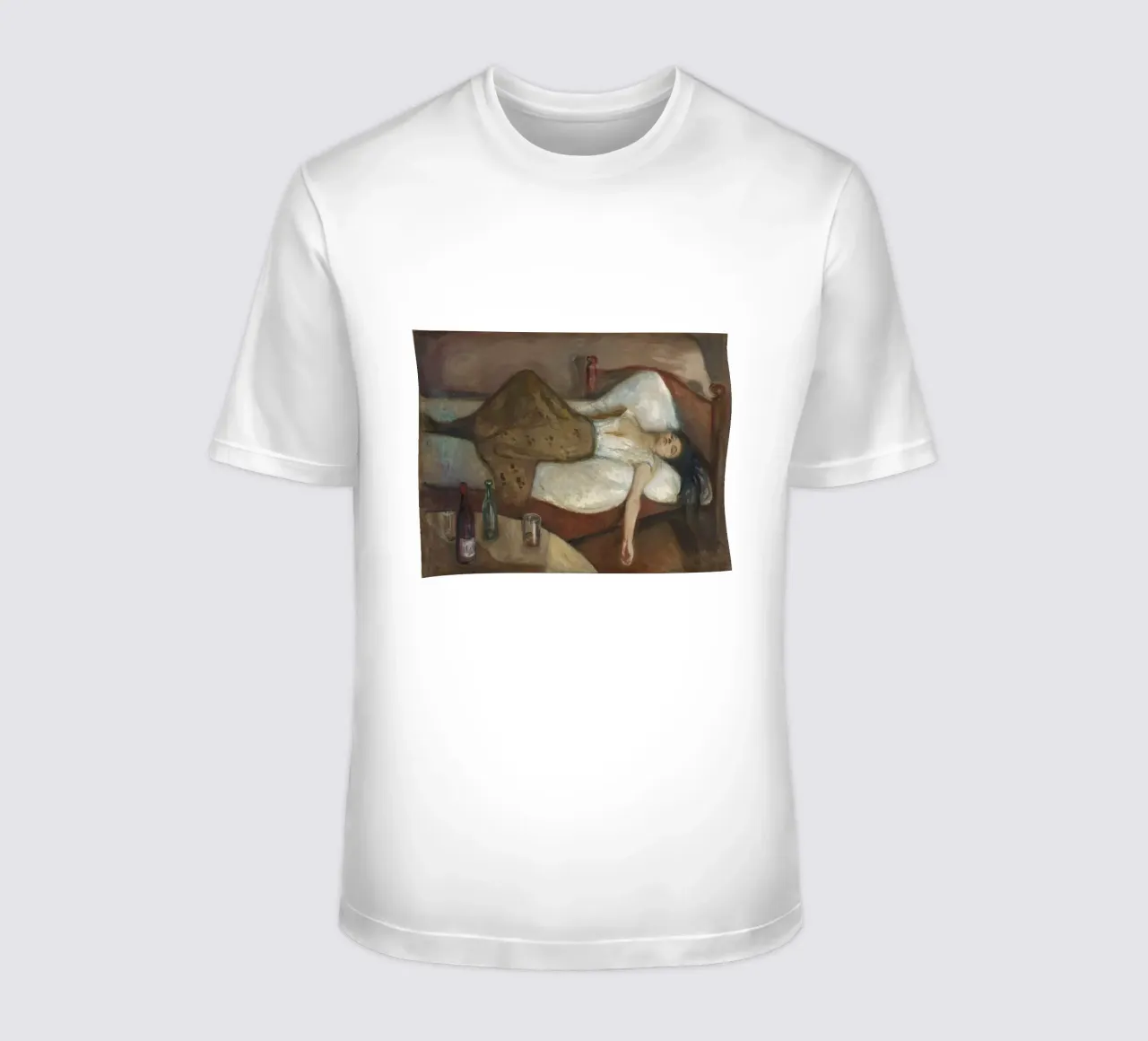Edvard Munch - The Day After t-shirt by Timeless Artworks